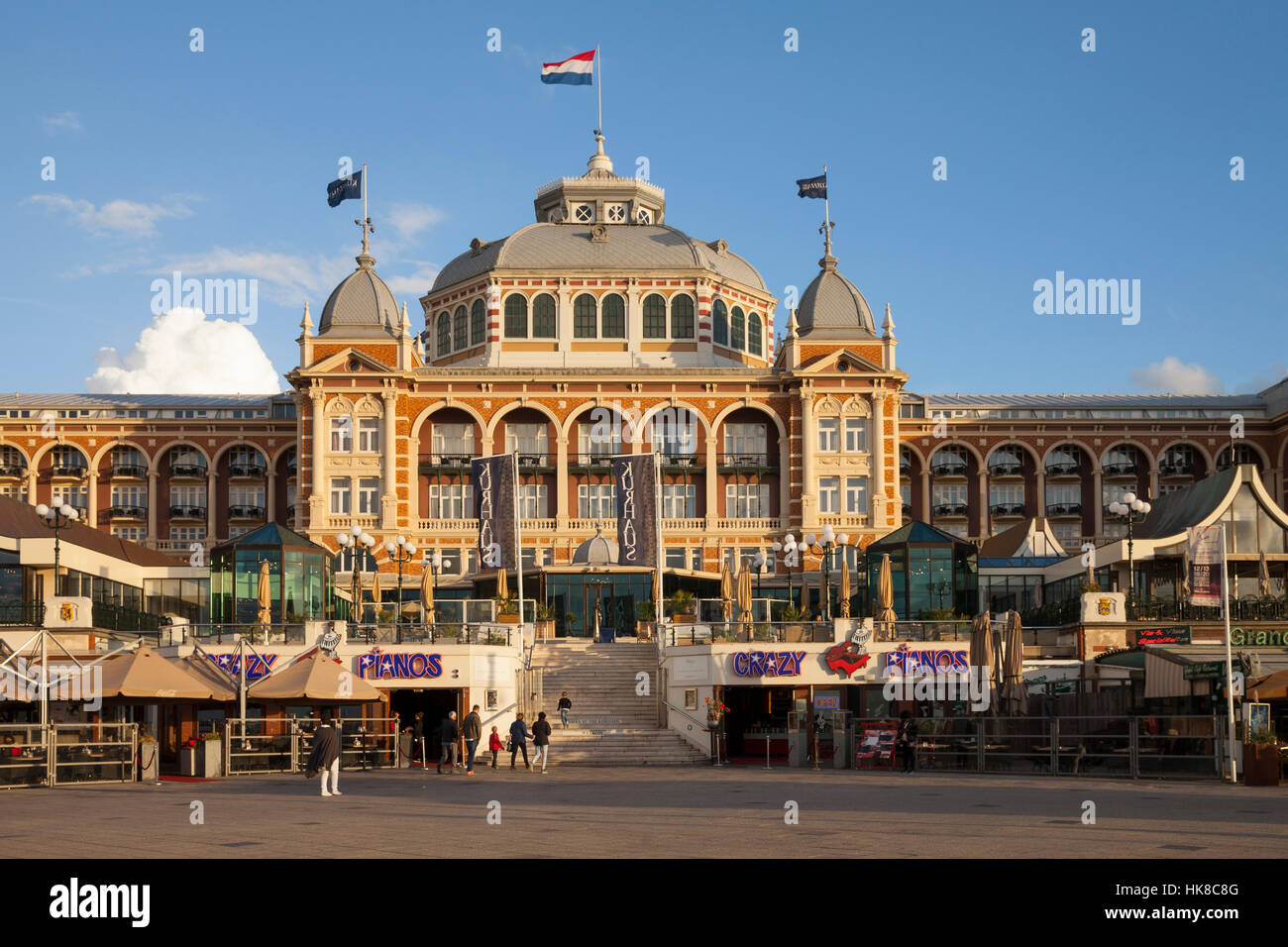 Wellnesshotel, promenade, Scheveningen, den Haag, Holland, Niederlande Stockfoto