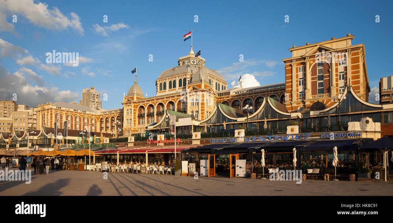 Wellnesshotel, promenade, Scheveningen, den Haag, Holland, Niederlande Stockfoto