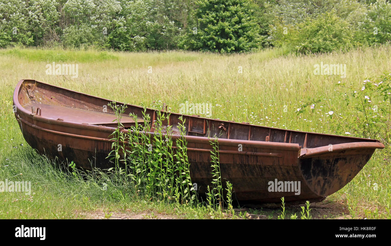 auf Grund, Steinbruch, Boot, bellen, Ruderboot, Segeln, Boot, Segelboot, Wasserfahrzeuge, Stockfoto