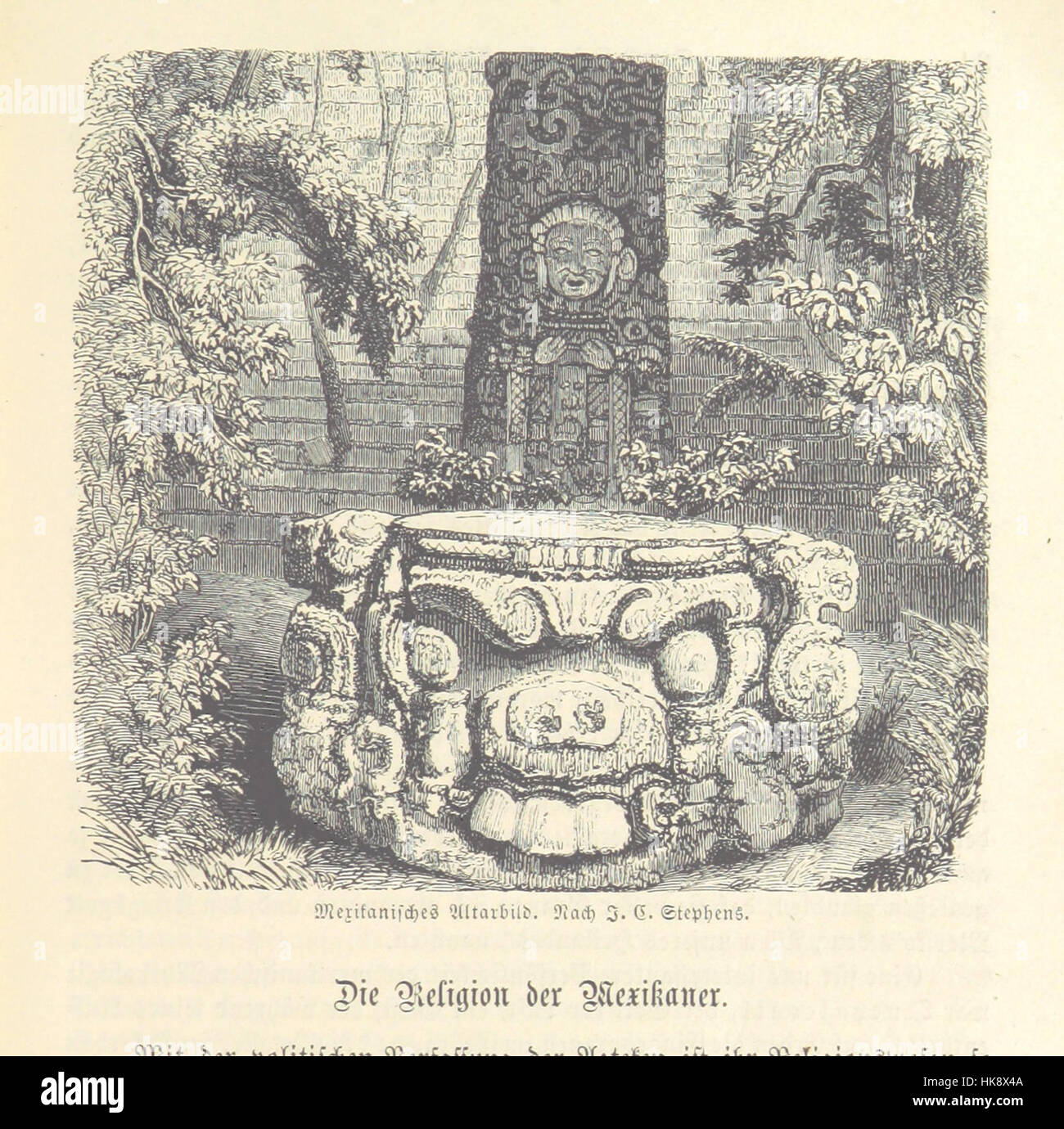 Bild von Seite 59 von ' Das Alte Mexiko Und sterben Eroberung Neuspaniens Durch Ferdinand Cortez. Nach W. Prescott Und Bernal Diaz... geschält von Th. Armin. [Mit Platten.] " Bild von Seite 59 von "Das Alt Stockfoto