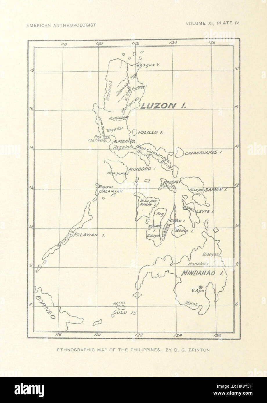 Bild von Seite 6 von "die Völker der Philippinen... Nachdruck aus der amerikanische Anthropologe, etc. "Bild von Seite 6 von" The Pe Stockfoto