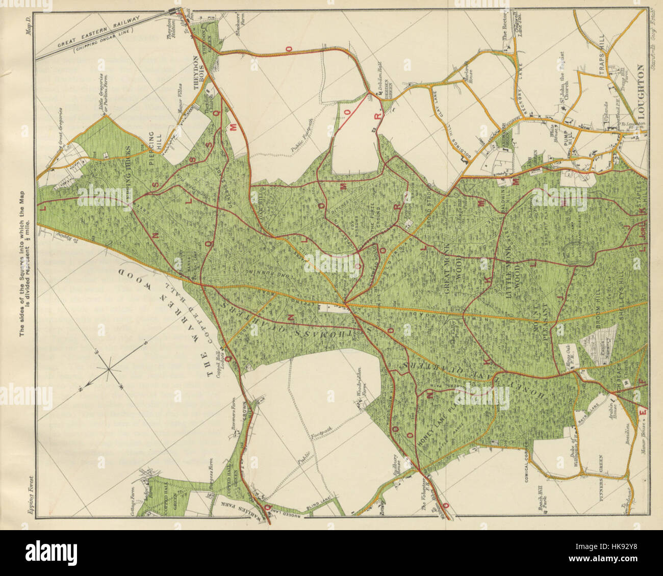 Bild von Seite 65 "[Epping Forest. [Mit Platten und Karten]] " Bild von Seite 65 "[Epping Forest Stockfoto