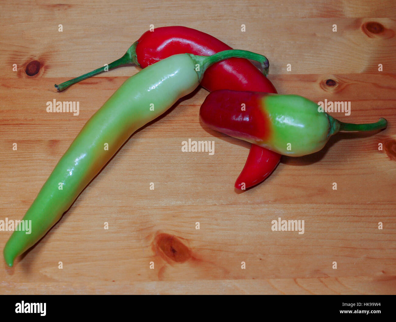 Banana Peppers Stockfoto