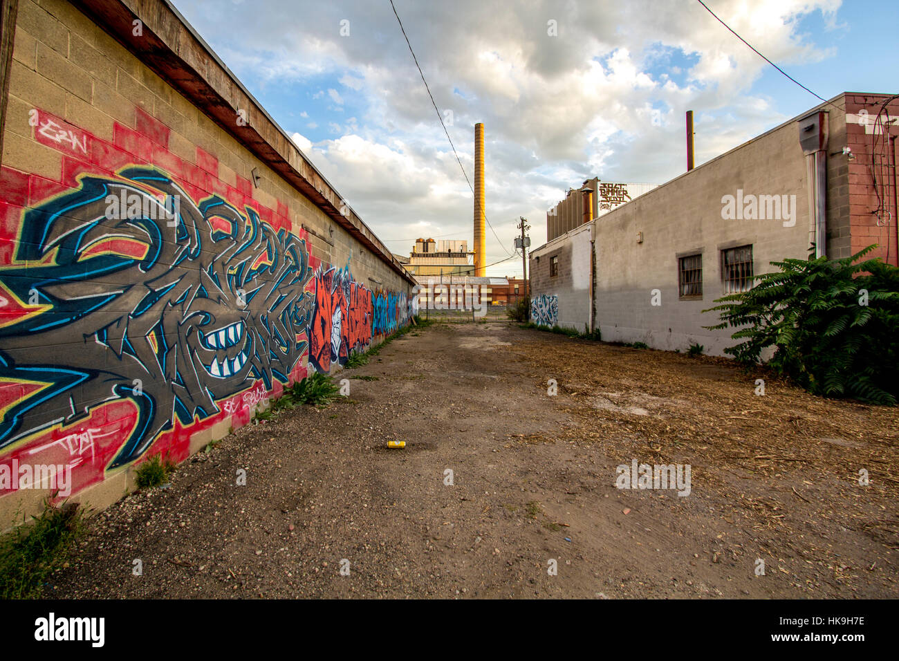 Denver urbane Fotografie Stockfoto