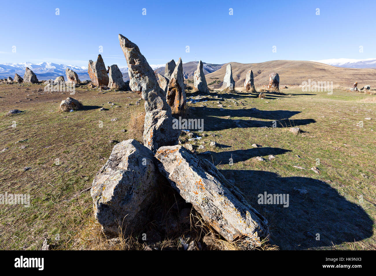 Zorats Karer, armenische Stone henge Stockfoto