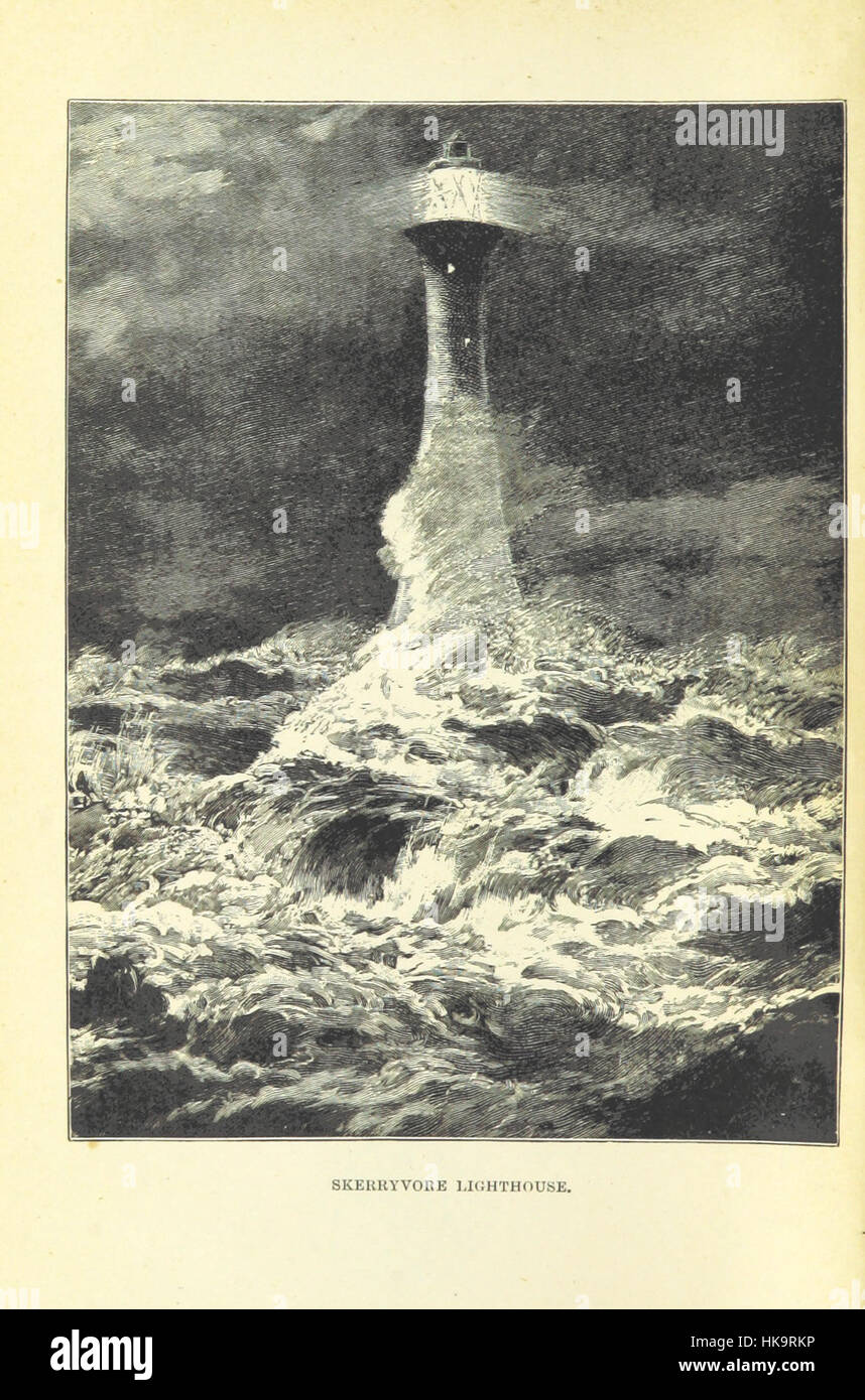 Ein Bild von Seite 8 von „The Stevenson Reader“, eine Zusammenstellung ausgewählter Passagen aus den Werken von R. L. Stevenson, herausgegeben von L. Osbourne und begleitet von Illustrationen. Stockfoto