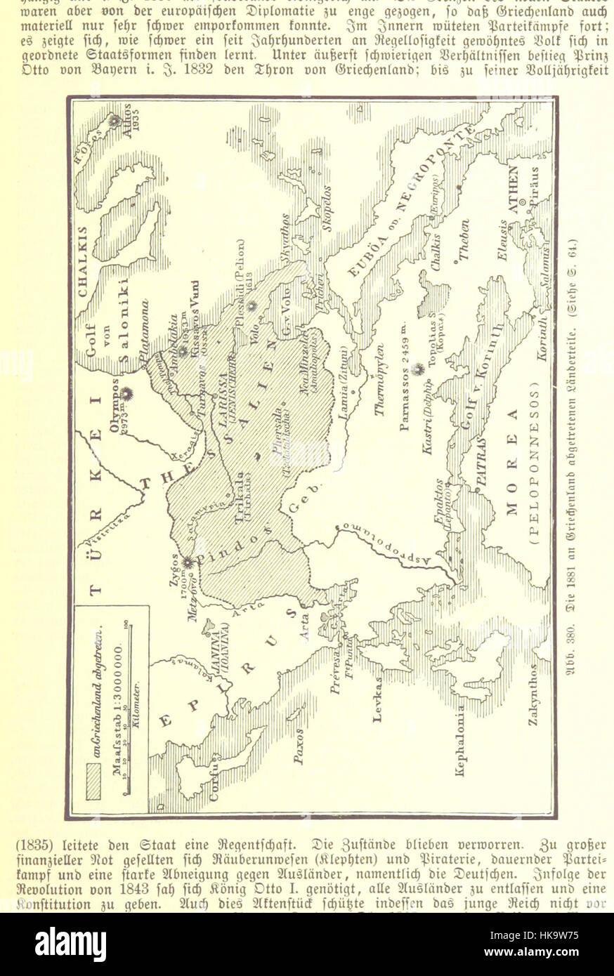 Bild von Seite 83 der "Illustrirten Kleineres Handbuch der Geographie... Dritte, Verbesserte Auflage geschält von Dr. W. Wolkenhauer "Bild von Seite 83 der" Illustrirten Kleineres Stockfoto