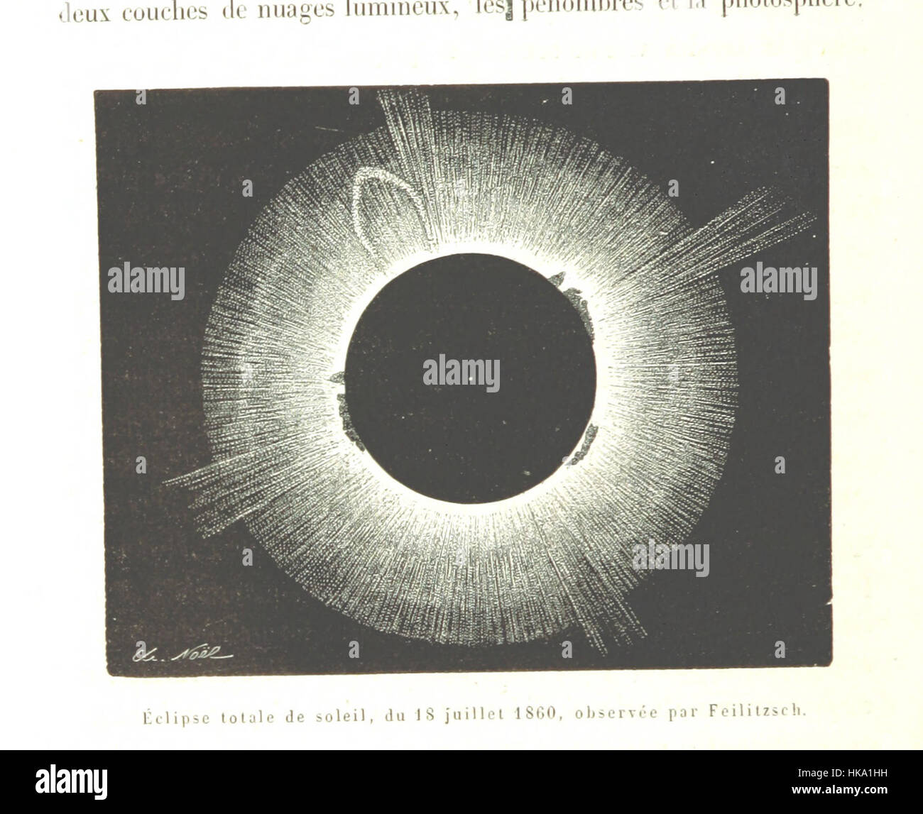 Bild entnommen Seite 94 von ' L'Espace Céleste et la Natur Tropicale, Beschreibung Physique de l ' Univers... Préface de M. Babinet, Dessins de Yan' Dargent "Bild entnommen Seite 94 von ' L'Espace ce Stockfoto