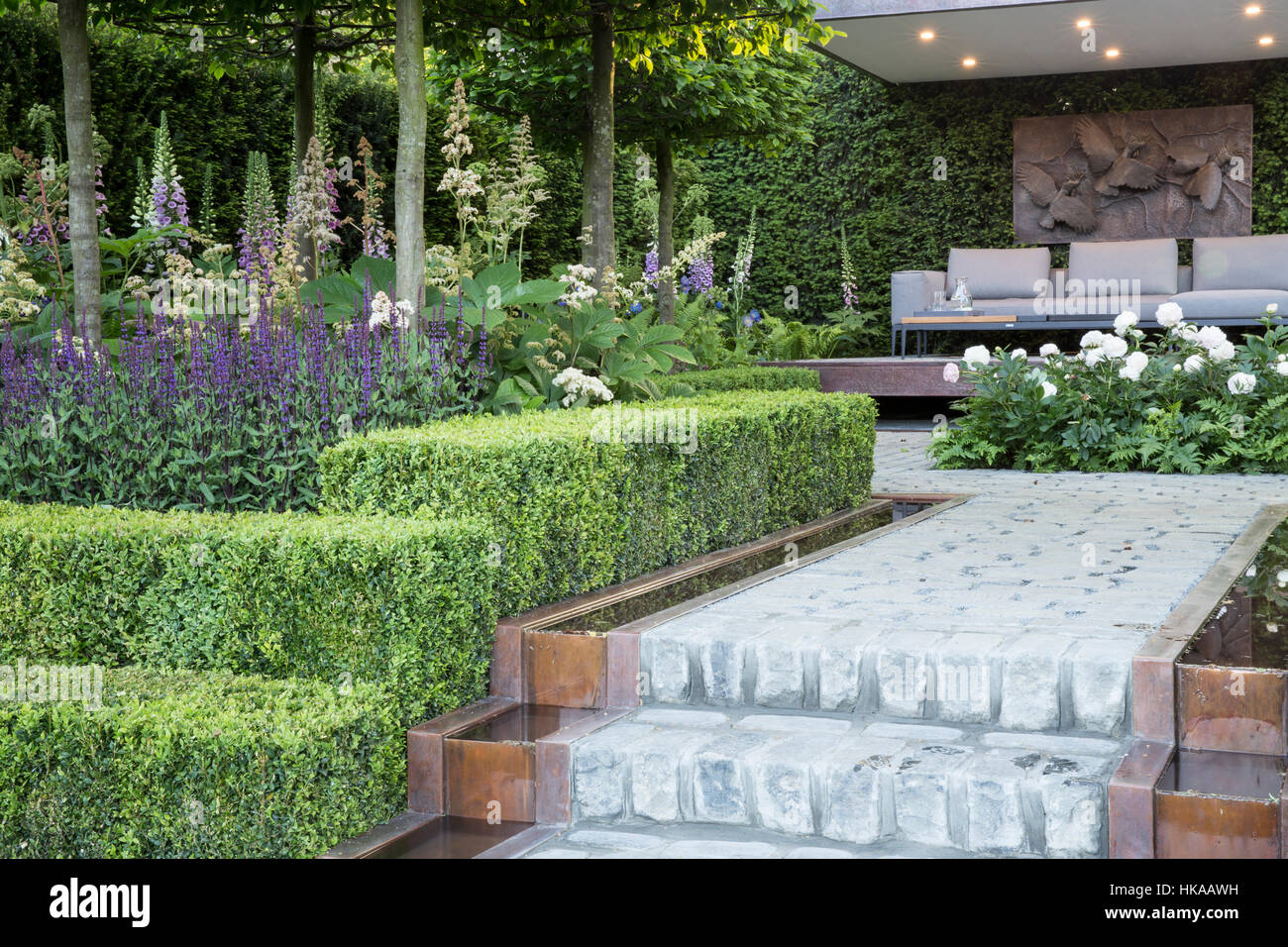 Die Husqvarna Garten, Chelsea Flower Show 2016, London UK Designer: Charlie Albone Stockfoto