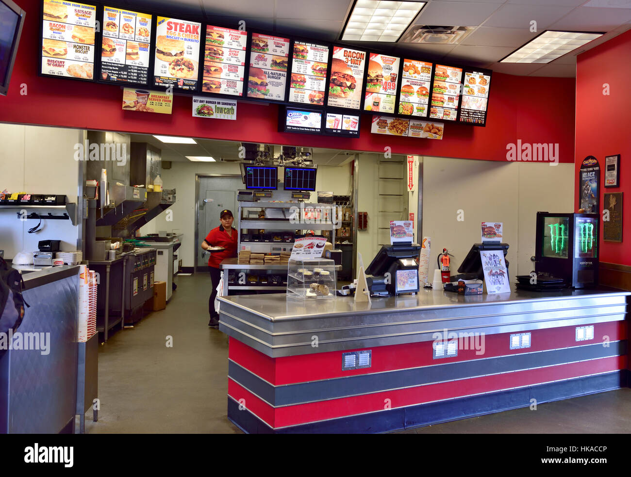 Fast food restaurant counter -Fotos und -Bildmaterial in hoher Auflösung –  Alamy