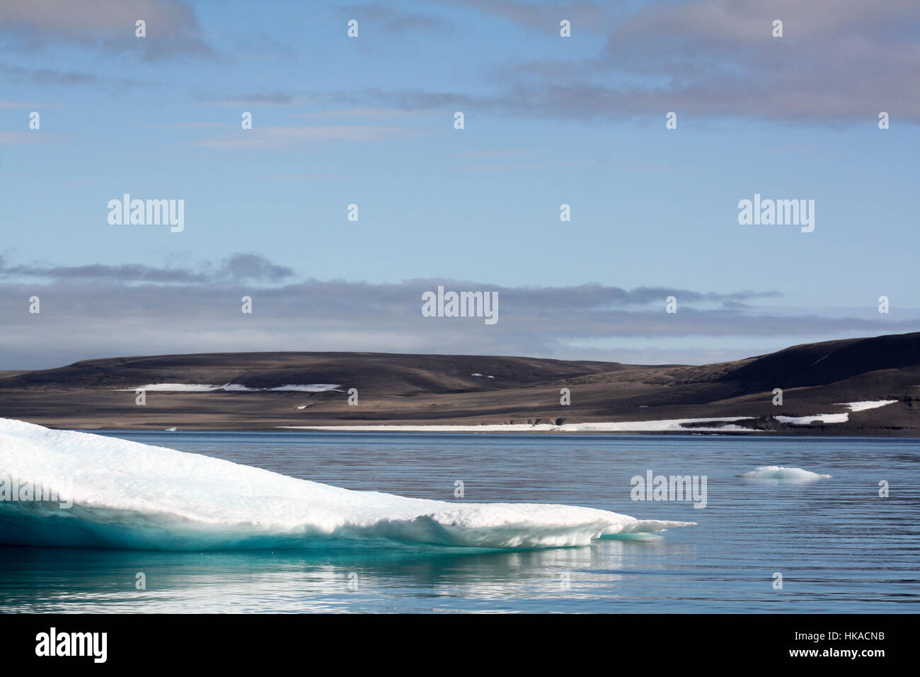Eisberge, Beechey-Insel, Nunavut, Kanada Stockfoto