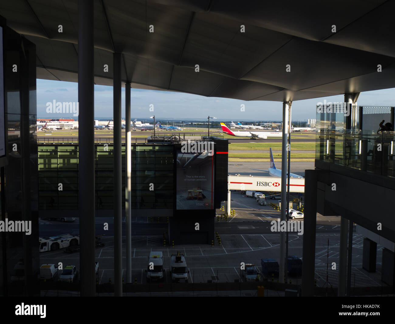 Heathrow Airport Terminal 2 Stockfoto