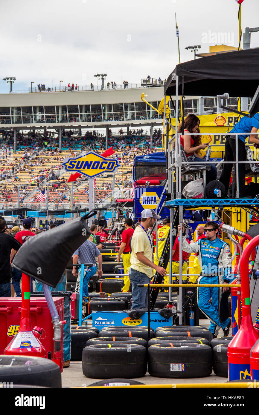 US-amerikanischer NASCAR-Autorennen Stockfoto