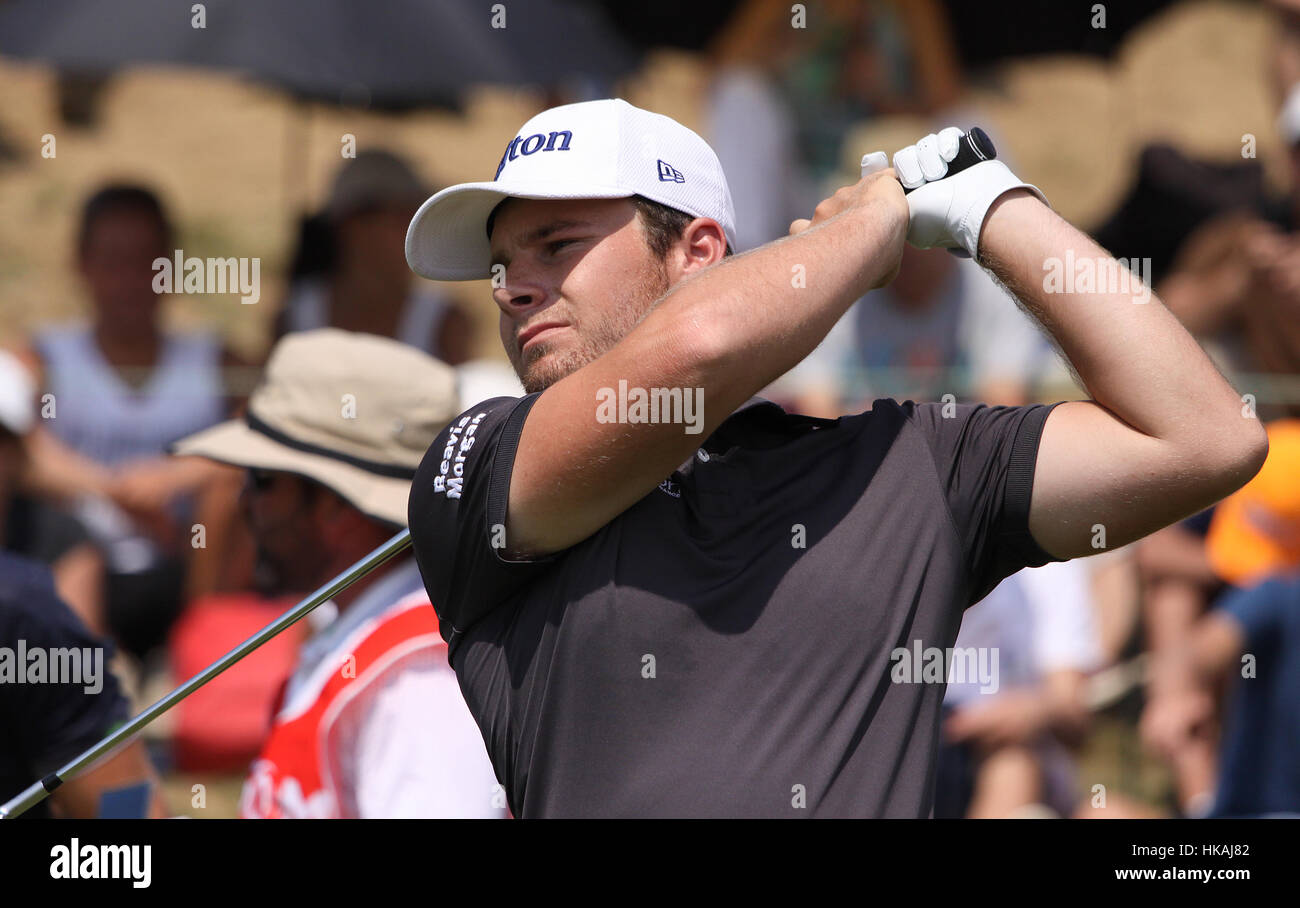 Paris, Frankreich, 04. Juli 2015: Tyrrell Hatton (eng) während der dritten Runde der French Open, europäischen Golftour, Juli 04, 2015 Golf n Stockfoto