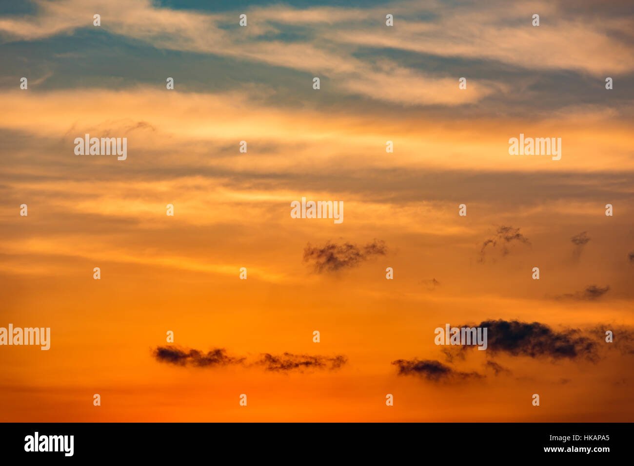 Bunte Himmel Stockfoto