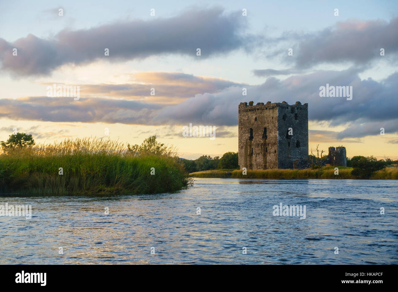 Threave Castle, River Dee, in der Nähe von Castle Douglas, Dumfries & Galloway, Schottland Stockfoto