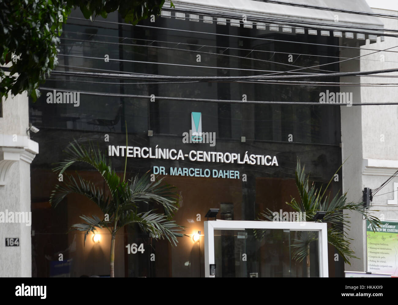 Interclinica Centro Plastica Rio de Janeiro Brasilien Stockfoto