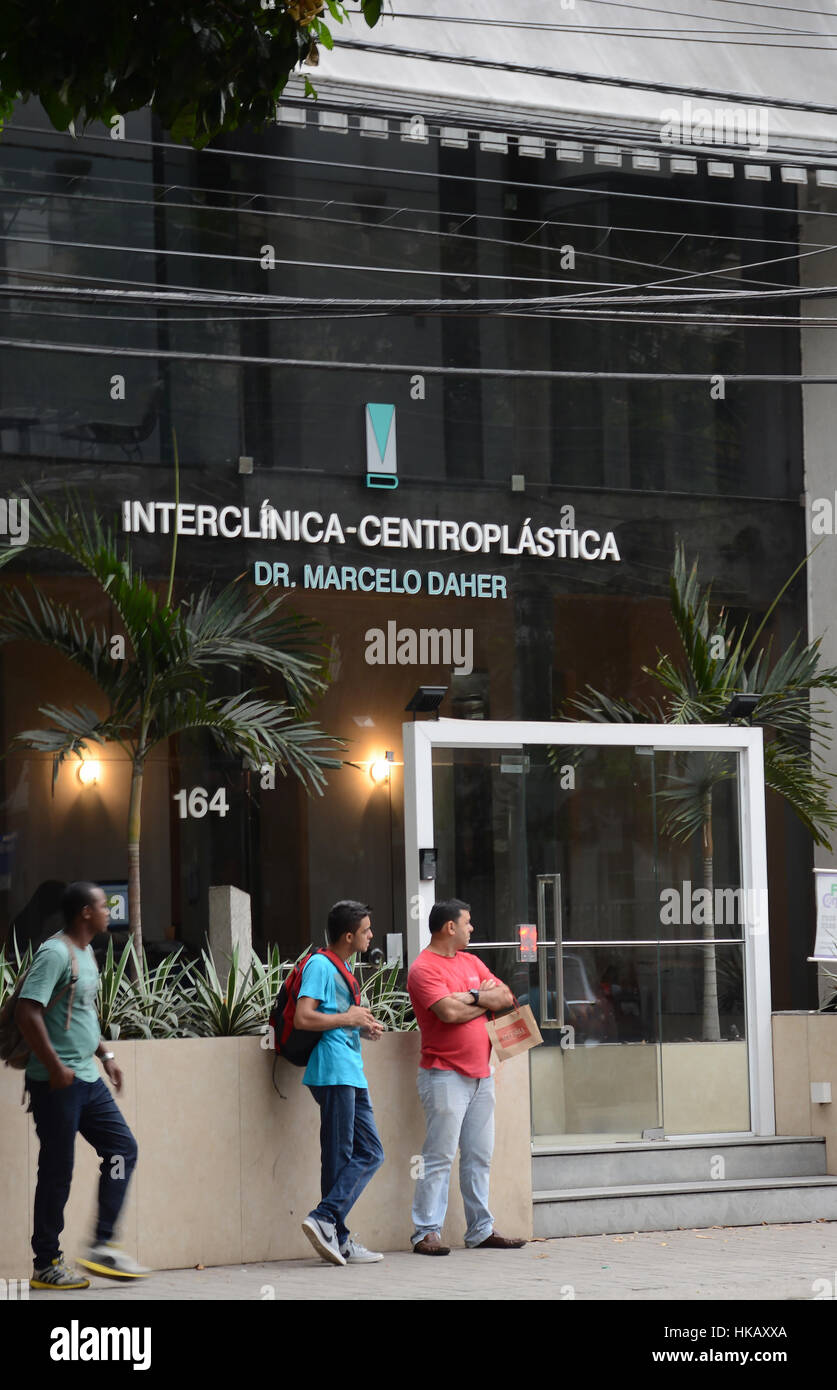 Interclinica Centro Plastica Rio de Janeiro Brasilien Stockfoto