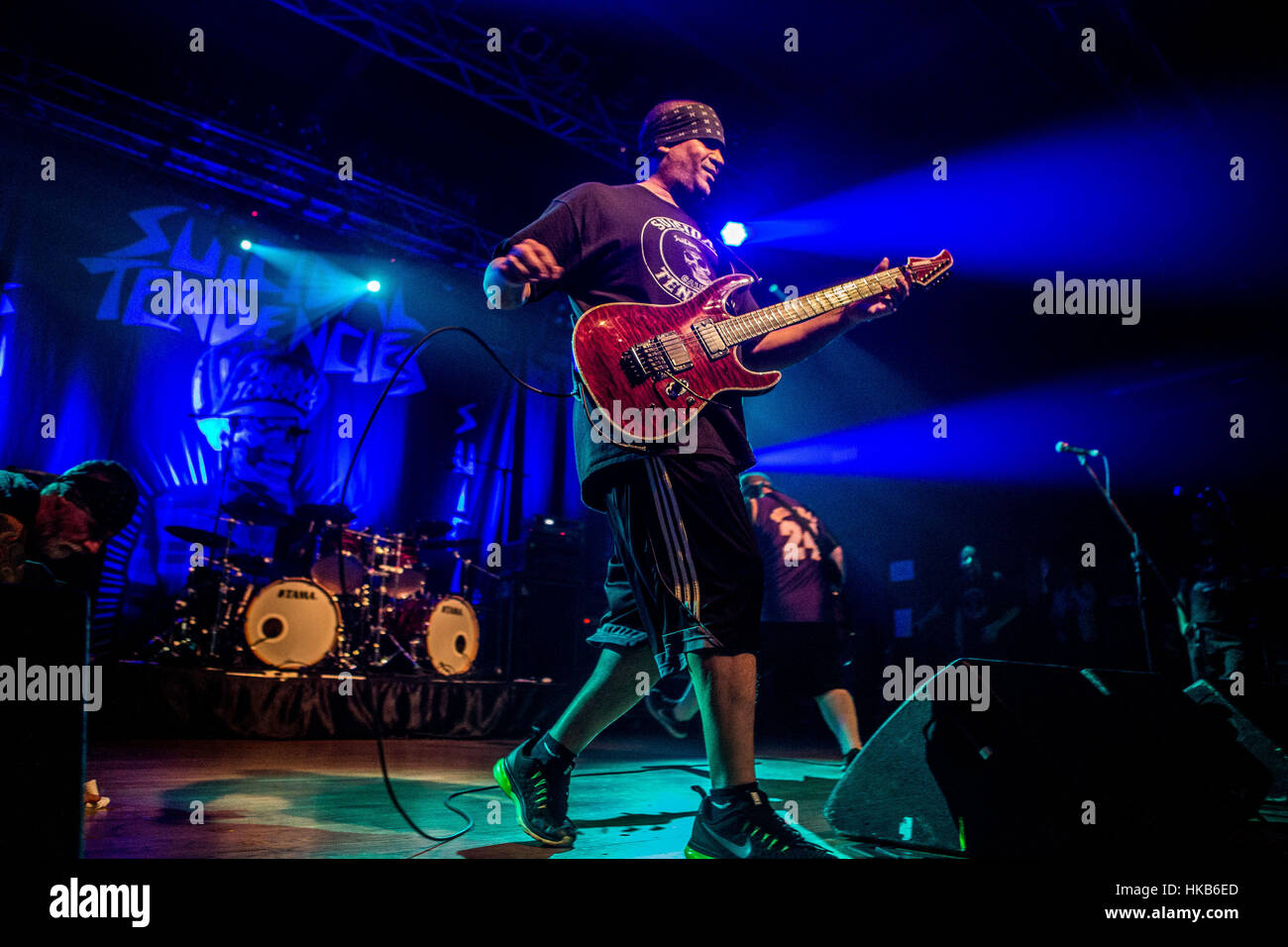 Trezzo sull'adda, Italien. 26. Januar 2017. Crossover-Trash-Band Suicidal Tendencies live im Live Club in Trezzo sull'adda, Italien, für die Persistence Tour 2017 Credit führt: Mairo Cinquetti/Alamy Live News Stockfoto