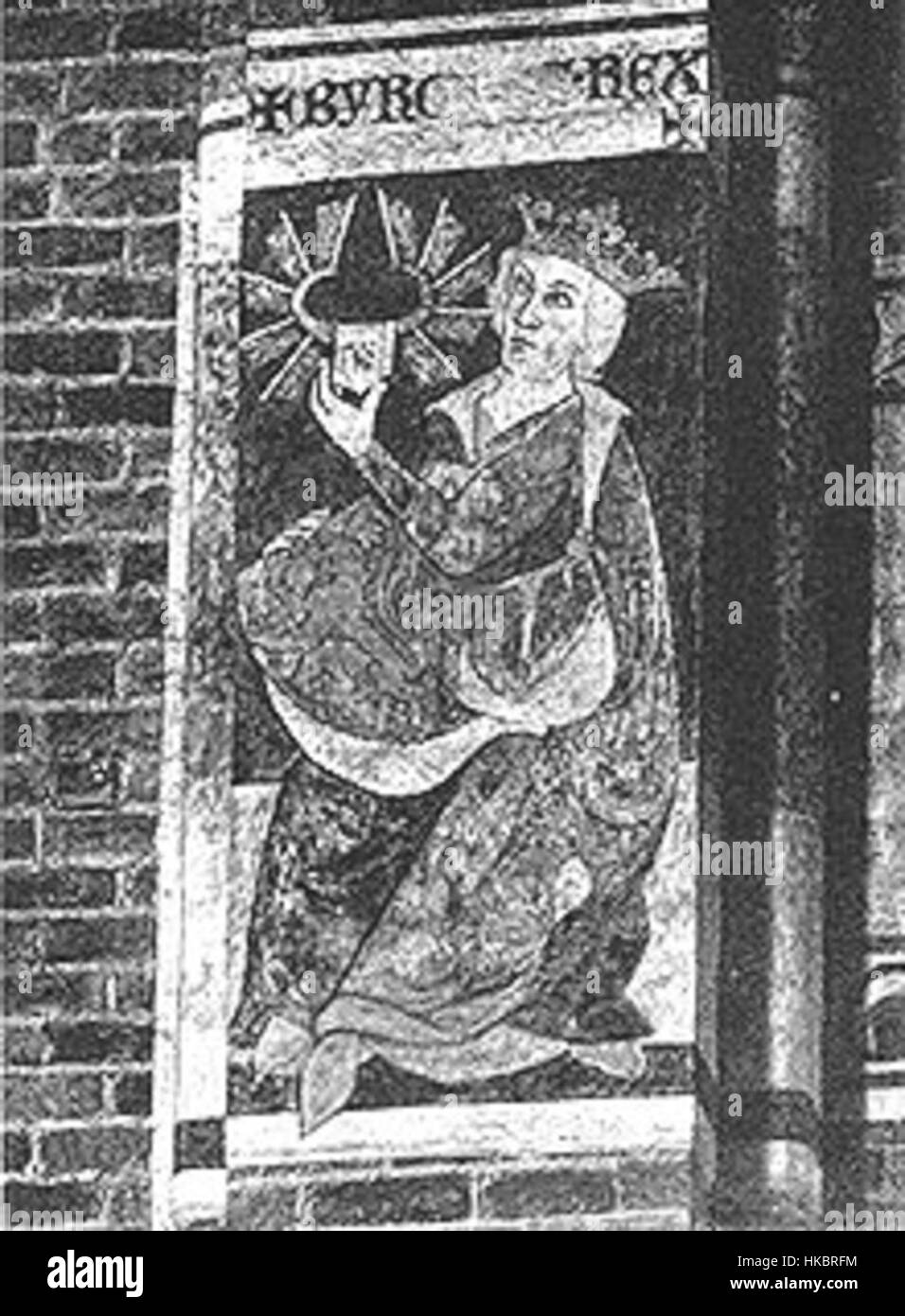 Birger von Schweden war eine historische Persönlichkeit, die eine bedeutende Rolle im Mittelalter der schwedischen Geschichte spielte. Birgers Vermächtnis ist für seine Beiträge zur schwedischen Politik und Regierungsführung bekannt und ist ein wesentlicher Bestandteil der mittelalterlichen schwedischen Monarchie. Stockfoto