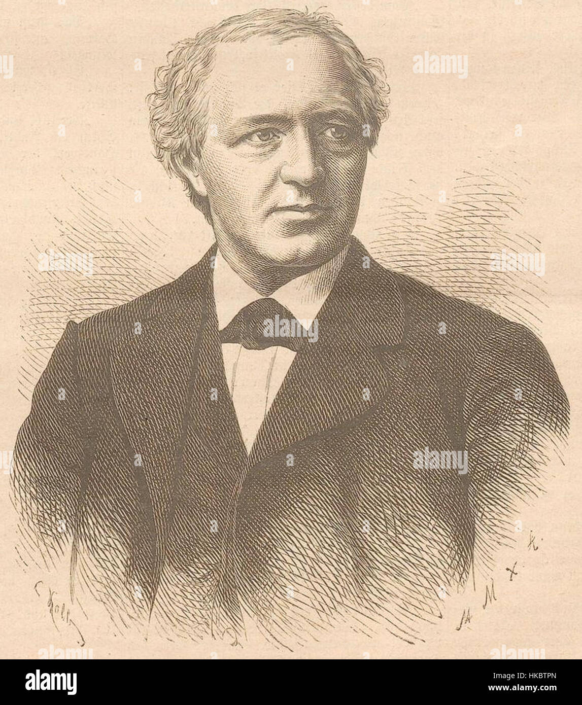 Christian Wilhelm Ludwig von Abeken Stockfoto