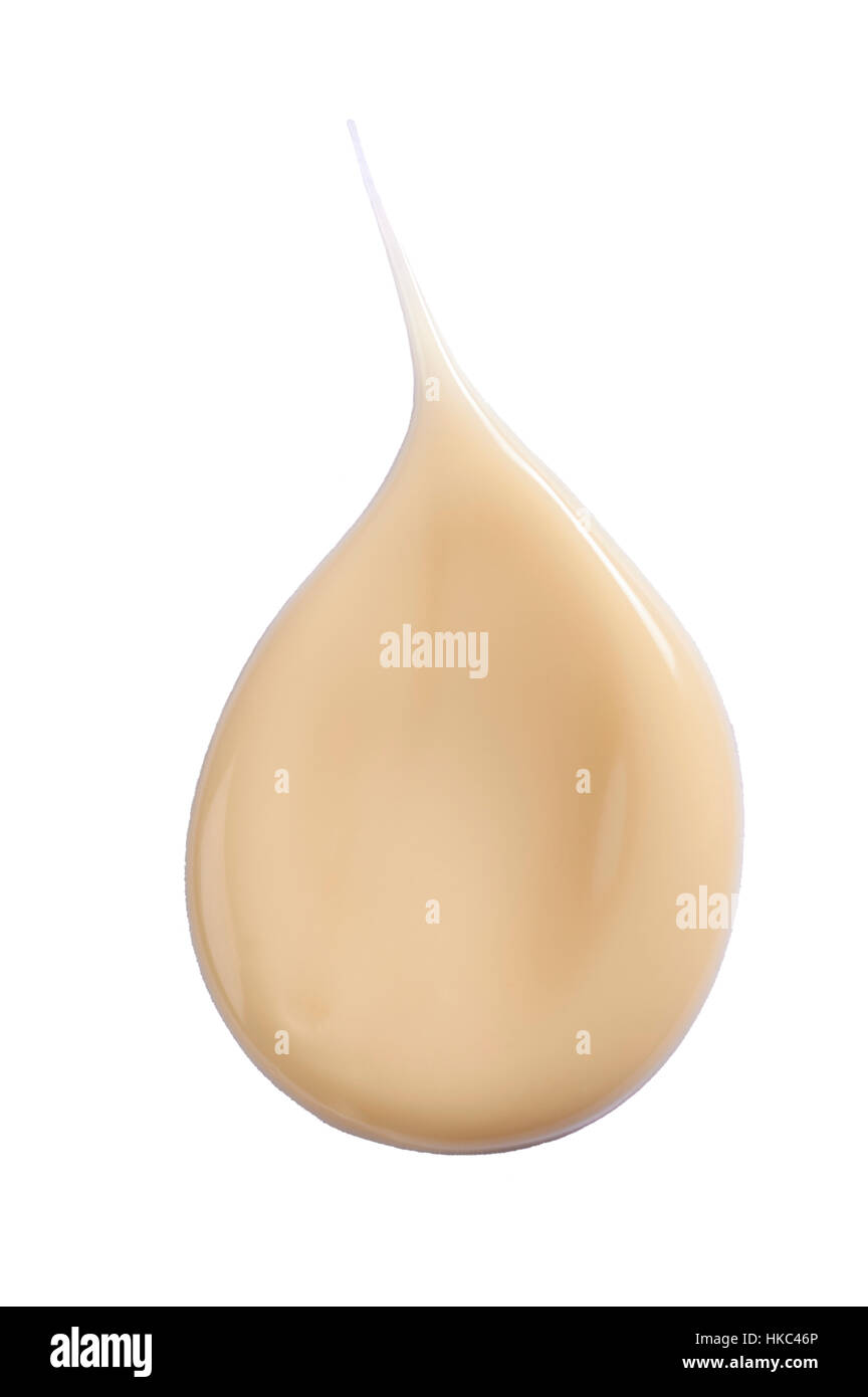 Einen Ausschnitt der Schönheit Bild einer Probe Creme Feuchtigkeitscreme, feuchtigkeitsspendende Gel oder Serum. Stockfoto