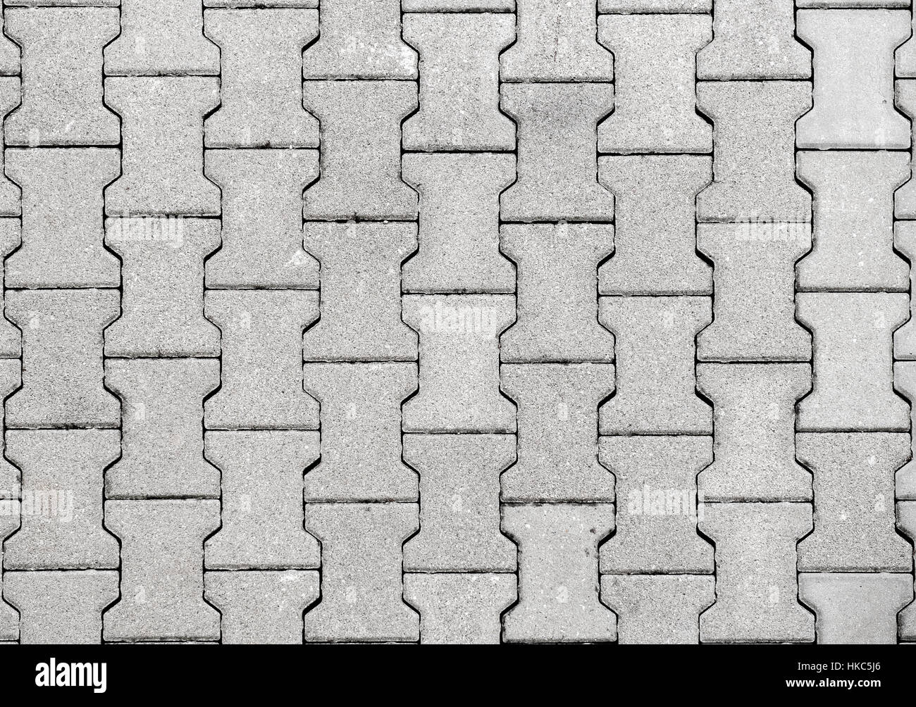 Beton oder Kopfsteinpflaster grau H förmigen Pflaster Platten oder