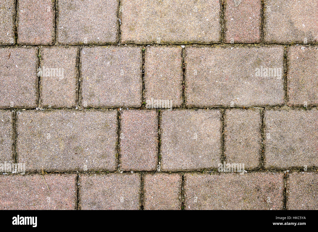 Beton oder Kopfsteinpflaster graue Pflaster Platten oder Steinen für
