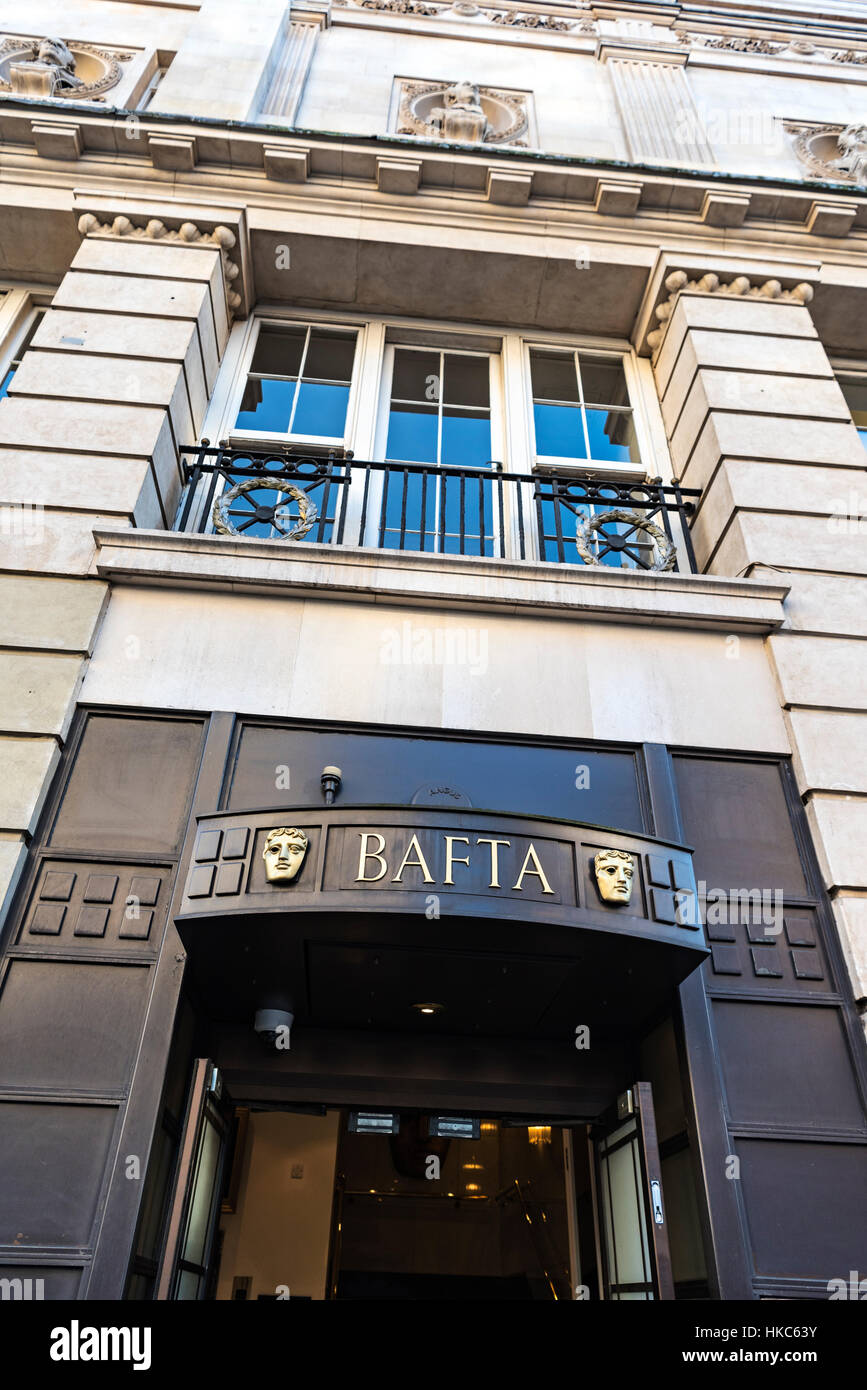 British Academy of Film and Television Arts (BAFTA) Gebäude befindet sich am Piccadilly, London Stockfoto