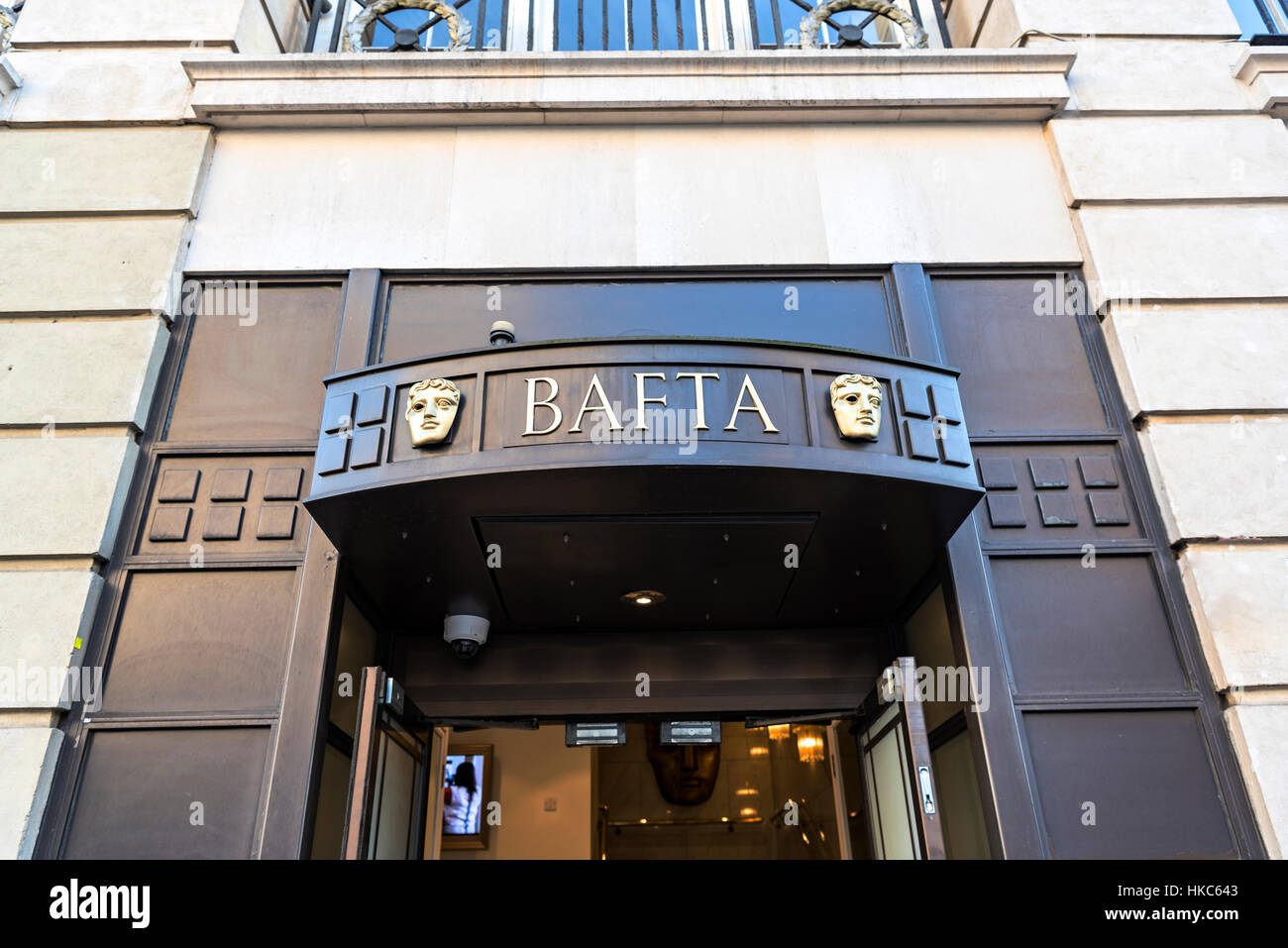 British Academy of Film and Television Arts (BAFTA) Gebäude befindet sich am Piccadilly, London Stockfoto