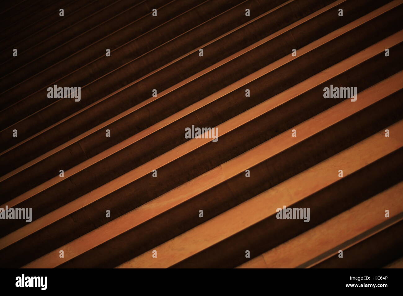 Abstrakte lineare Hintergrund eine alte Treppe Stockfoto