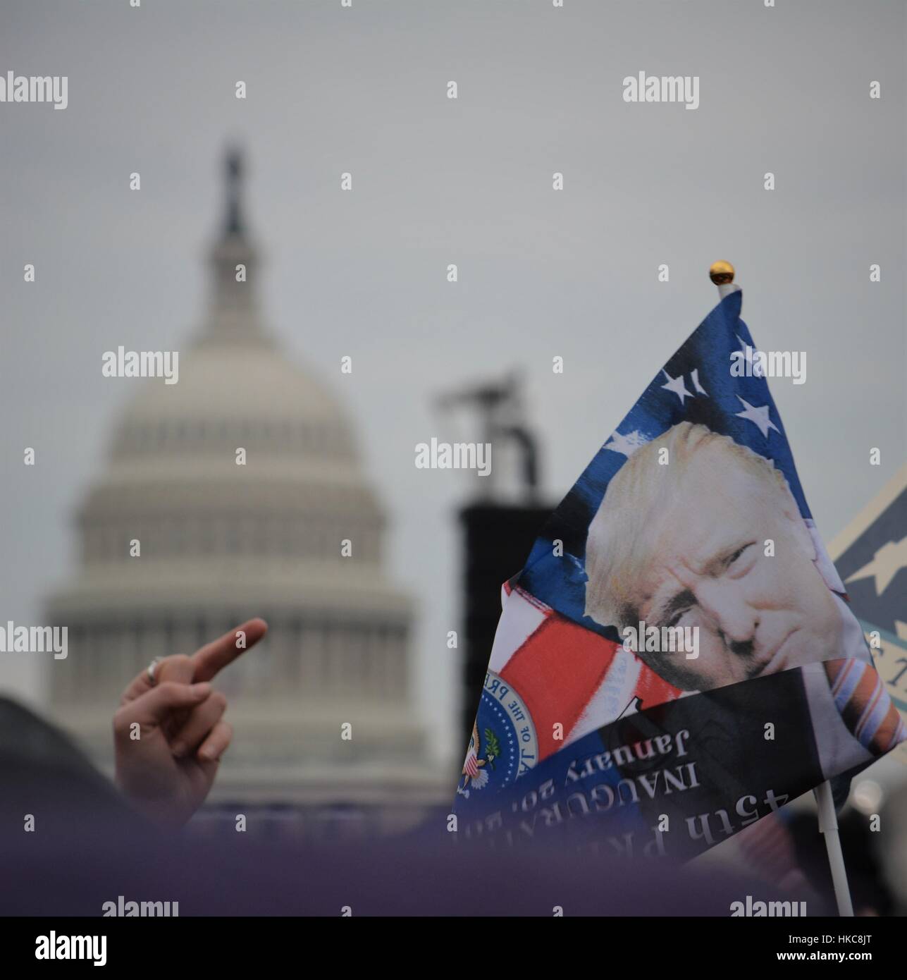 US-Präsidentschaftswahlen Nähe 2017 Stockfoto