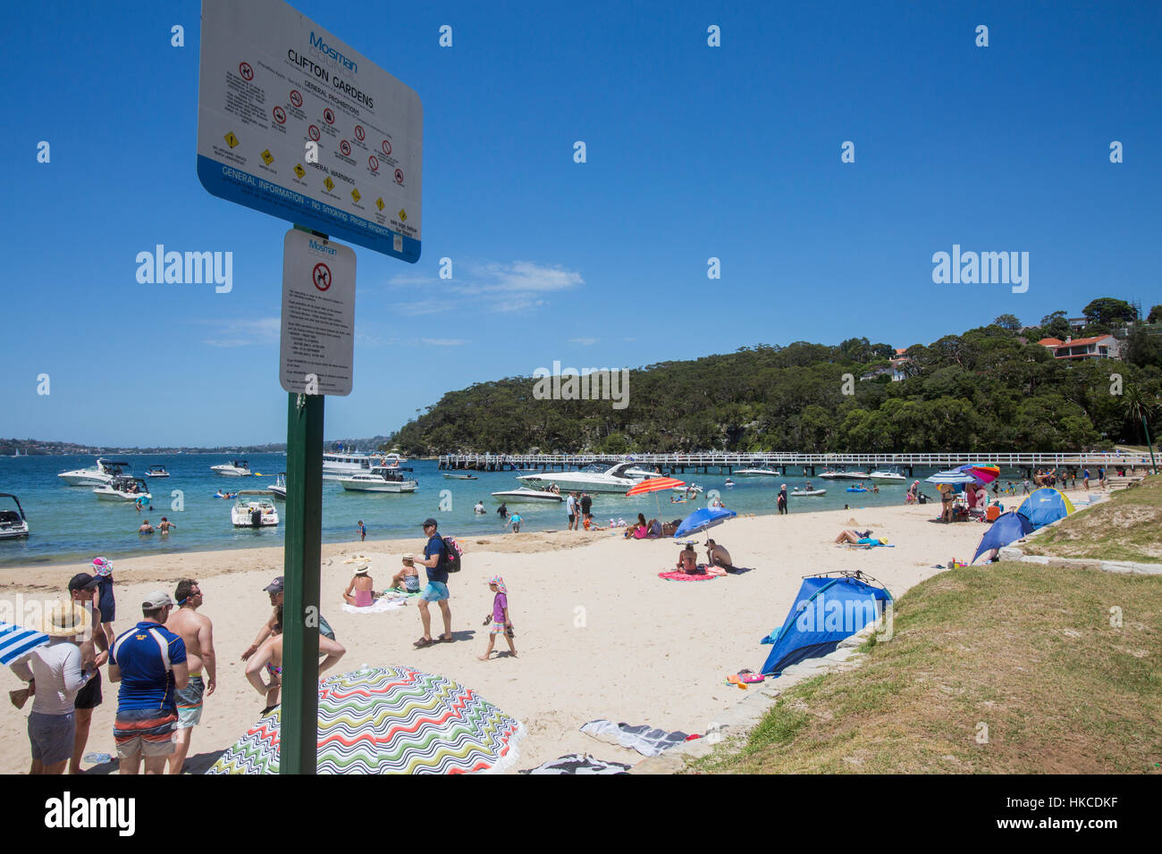 Chowder Bay am Clifton Gardens in Sydney Harbour National Park, Sydney