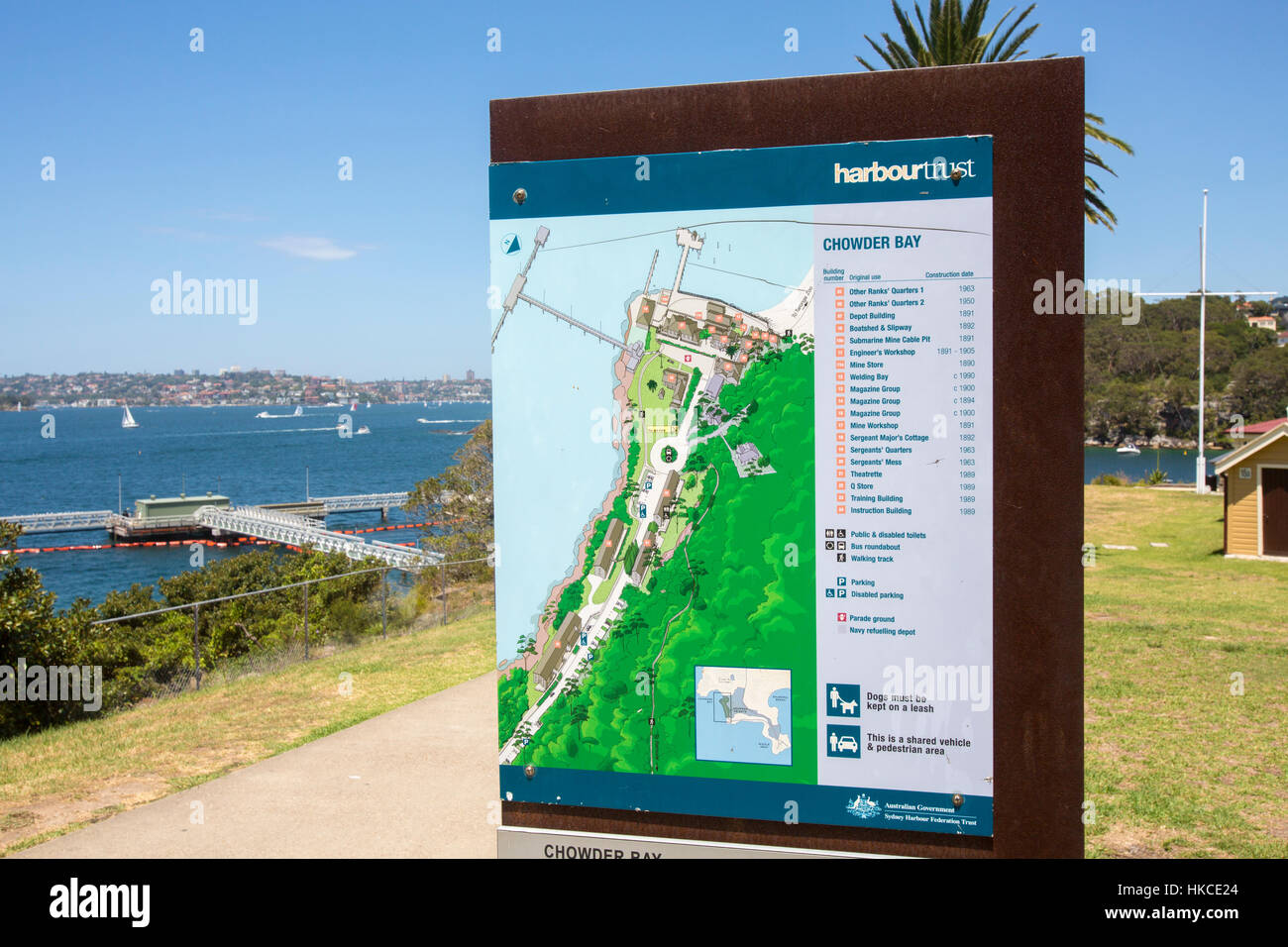 Chowder Bay in Sydney, Teil des Sydney Harbour National Park, NSW, Australien Stockfoto