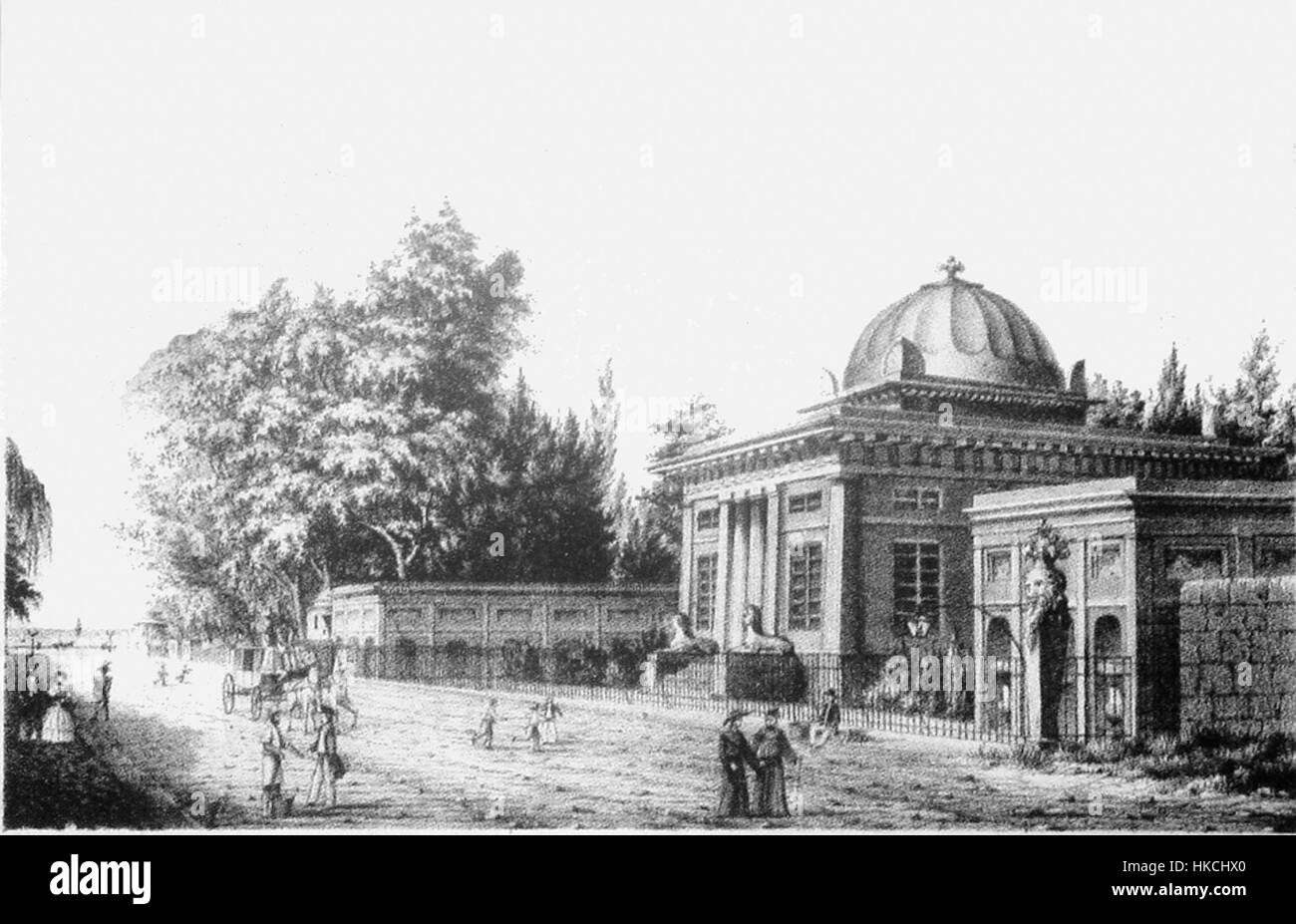 Der Orto Botanico di Palermo ist einer der ältesten botanischen Gärten Italiens und wurde 1789 gegründet. Es beherbergt eine große Sammlung von Pflanzenarten und dient als bedeutender historischer und wissenschaftlicher Standort für Forschung und Erhaltung. Der Garten bietet auch eine Reihe von Kunstwerken, darunter botanische Drucke und Illustrationen. Stockfoto