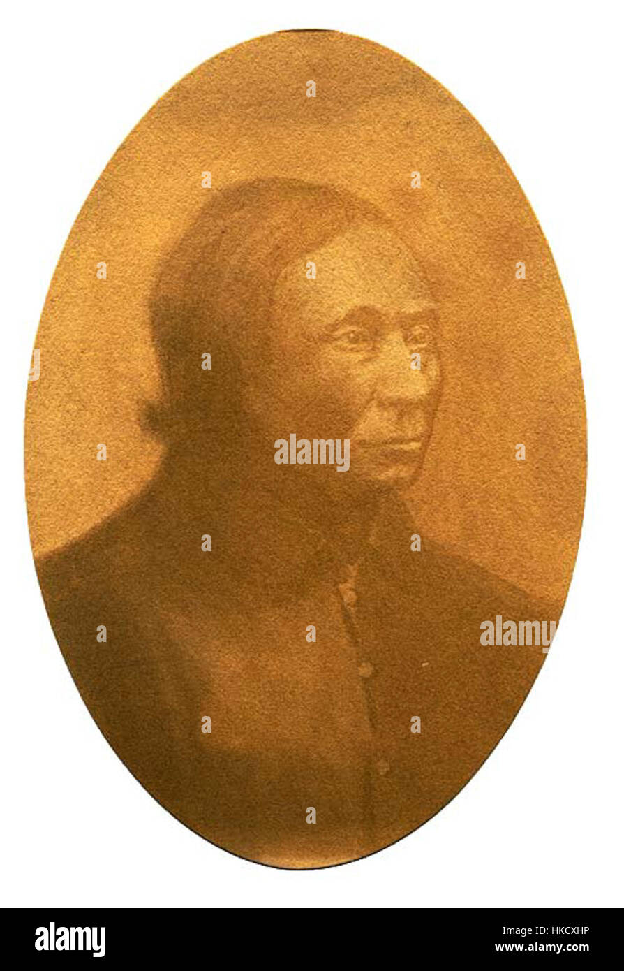 Das Porträt von Häuptling Leschi, einem prominenten Anführer des Nisqually-Stammes, repräsentiert seine Rolle in der Geschichte des Widerstands der Indianer Mitte der 1800er Jahre Chief Leschi wird für seine Führung im Puget Sound Krieg und seine Bemühungen, das Land und die Rechte seines Volkes während der turbulenten Periode der amerikanischen Expansion zu schützen, in Erinnerung gerufen. Stockfoto