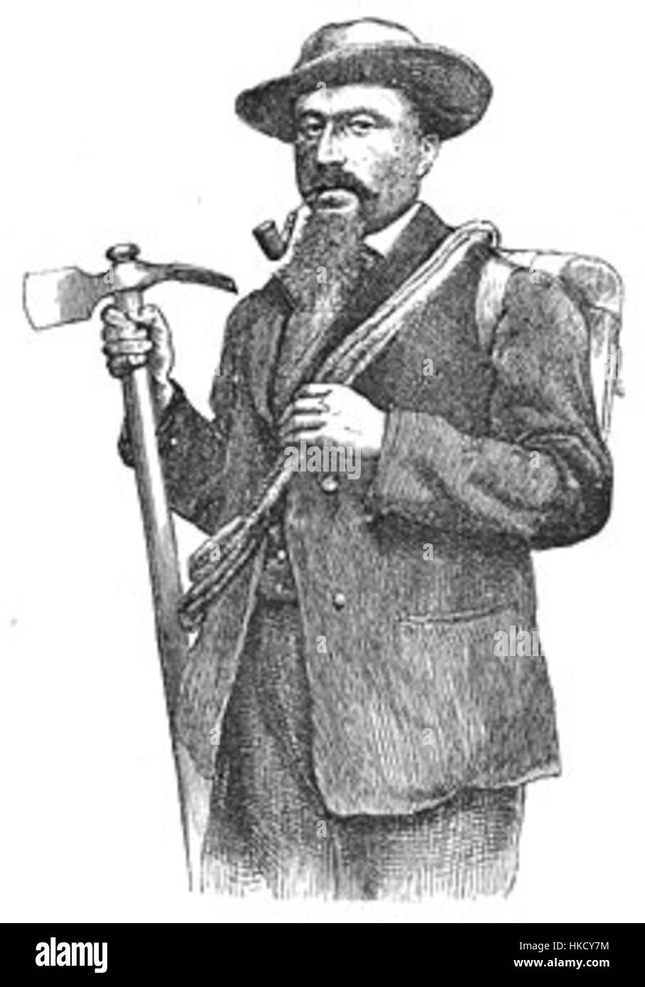 Das Kunstwerk mit dem Titel „Croz“ bietet eine lebendige Darstellung des Motivs mit präzisen Details und atmosphärischem Licht. Das Stück demonstriert die Fähigkeit des Künstlers, sowohl menschliche Form als auch emotionalen Ausdruck durch einen reichen, realistischen Stil zu vermitteln. Stockfoto