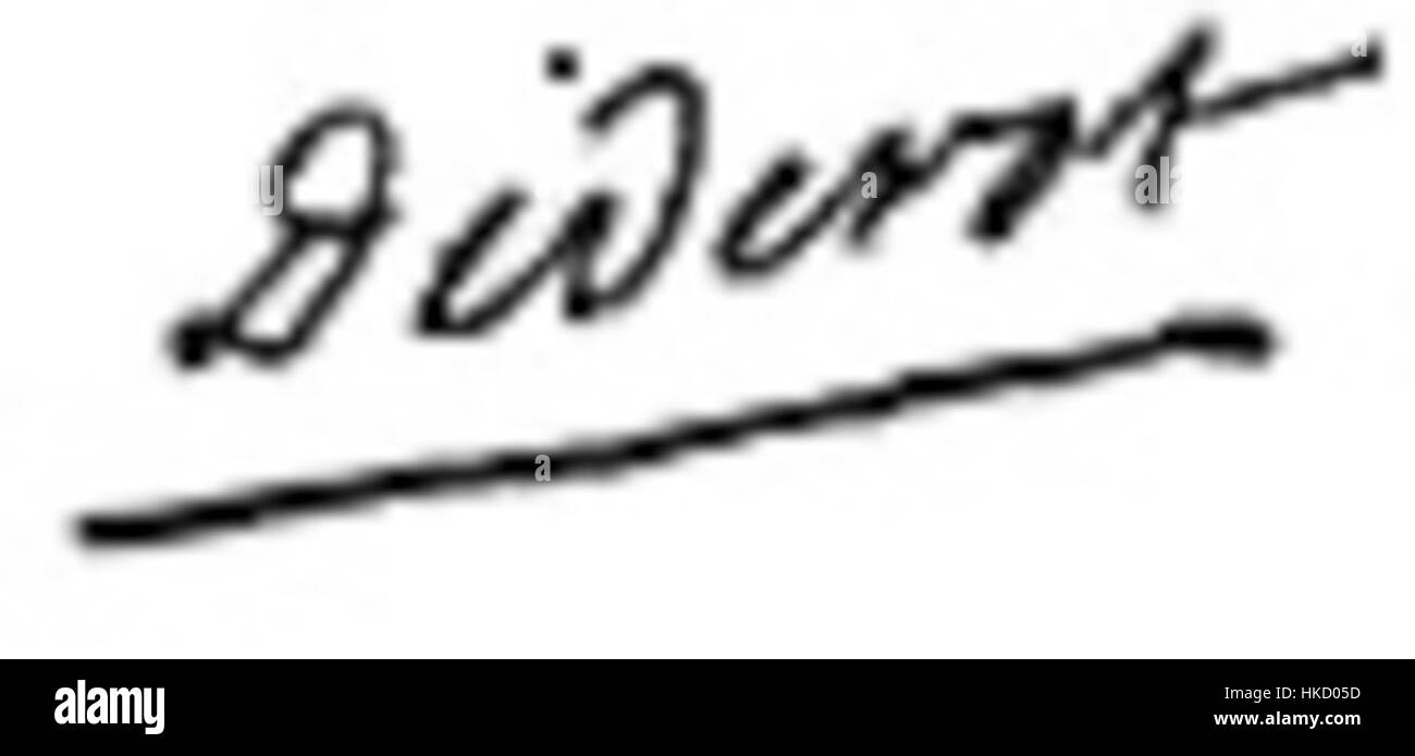 Die Unterschrift von Denis Diderot, einem prominenten französischen Aufklärungsphilosophen, ist in diesem historischen Dokument zu sehen. Diderot ist vor allem für seine Rolle bei der Herausgabe der Encyclopédie bekannt, die maßgeblich zur intellektuellen Bewegung der Zeit beitrug. Stockfoto