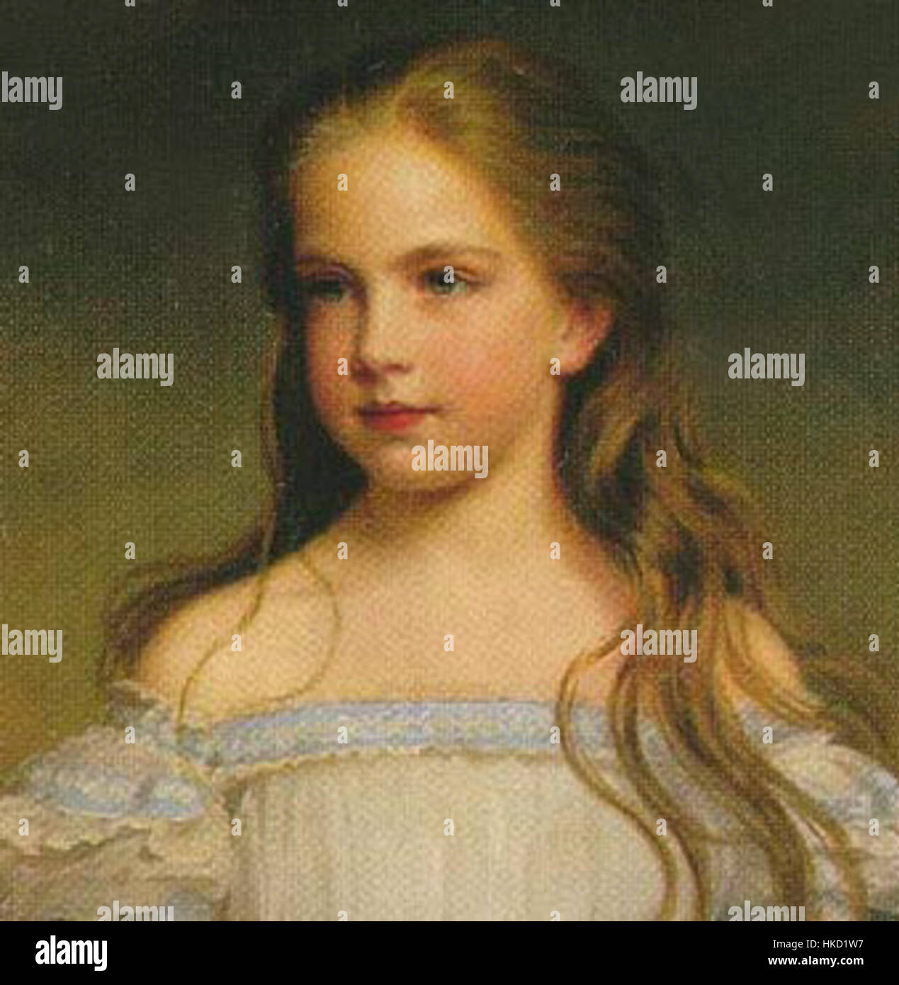 Dieses historische Kunstwerk, „Gisela van Oostenrijk“, stellt die österreichische Prinzessin Gisela in königlicher und würdevoller Weise dar. Das Gemälde spiegelt ihre Bedeutung für die europäische Königsgeschichte und die detaillierten Kunsttechniken der damaligen Zeit wider. Stockfoto Dieses historische Kunstwerk, „Gisela van Oostenrijk“, stellt die österreichische Prinzessin Gisela in königlicher und würdevoller Weise dar. Das Gemälde spiegelt ihre Bedeutung für die europäische Königsgeschichte und die detaillierten Kunsttechniken der damaligen Zeit wider. Stockfoto