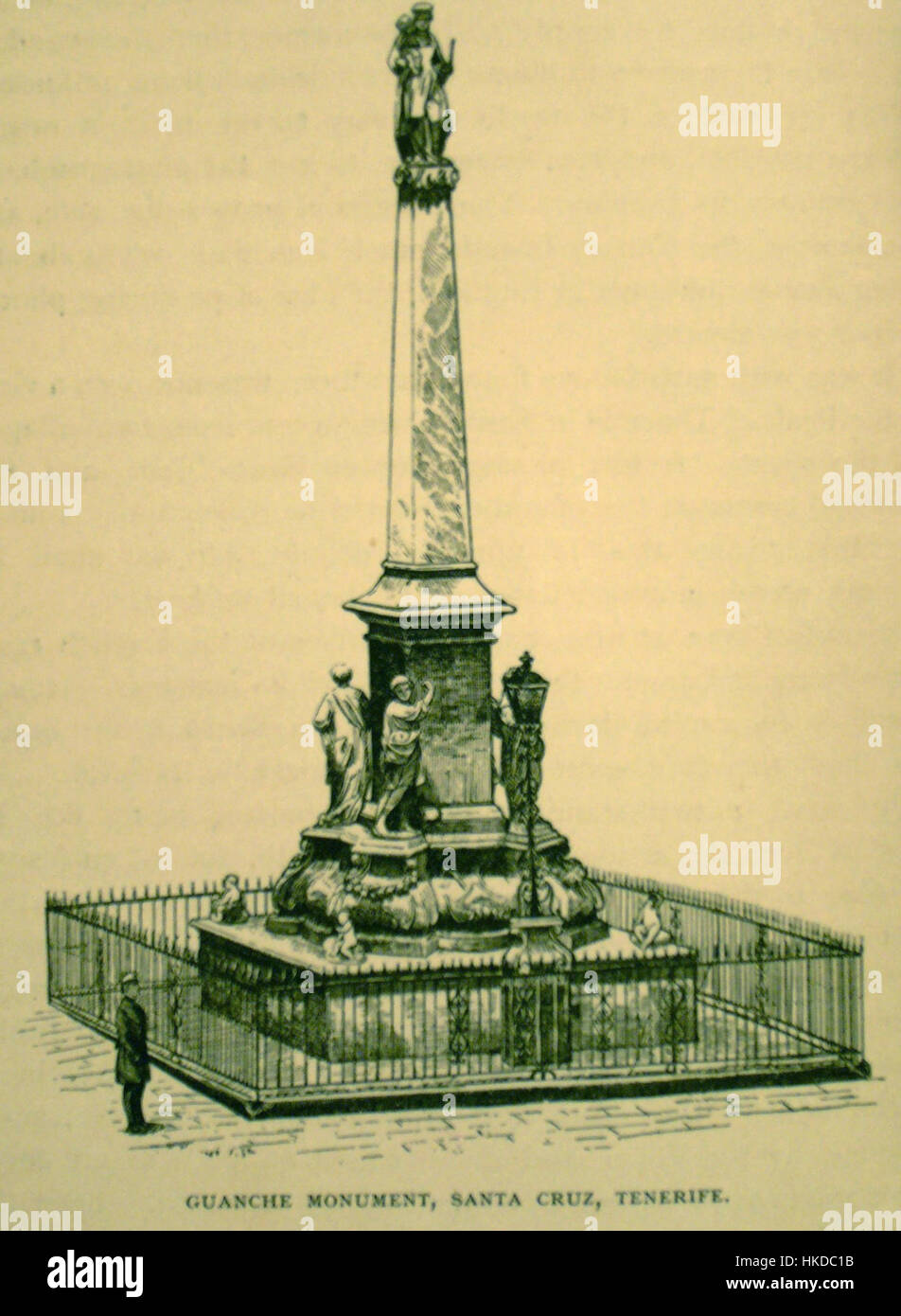 „Triunfo de la Candelaria“ ist ein bedeutendes Steinkunstwerk, das die religiöse Feier der Jungfrau von Candelaria darstellt. Das Steinrelief fängt den Triumphzug ein und veranschaulicht die religiöse Bedeutung und die kulturellen Festlichkeiten rund um das Ereignis in Spanien. Stockfoto