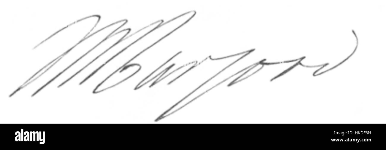 Dieses Stück zeigt die Handschrift von Admiral Sir William Hargood, die eine bedeutende historische Figur in der britischen Marinegeschichte hervorhebt. Das Kunstwerk spiegelt die kulturelle Bedeutung der Marineführung wider. Stockfoto