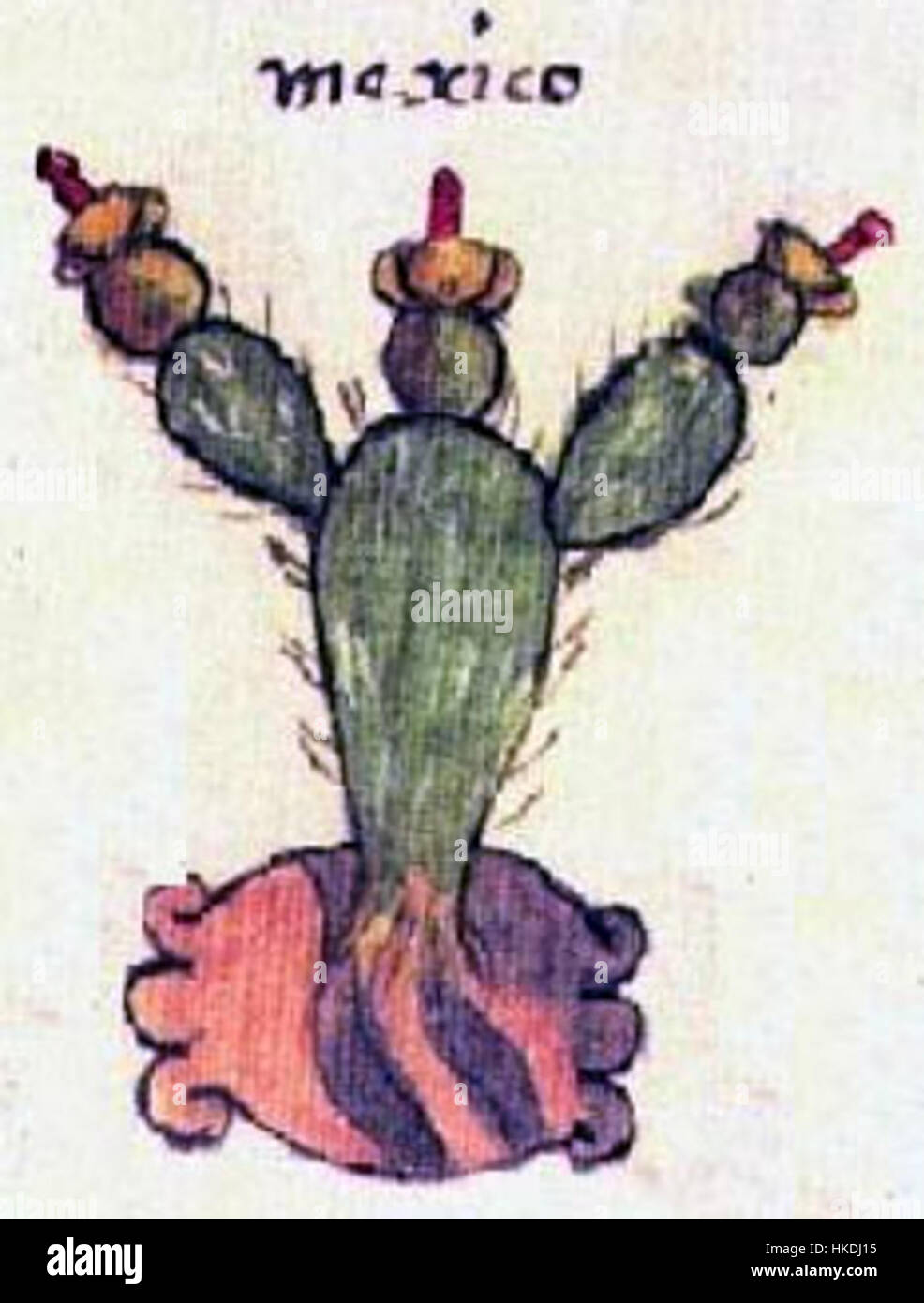 Codex Osuna Triple-Allianz-Detail Stockfoto