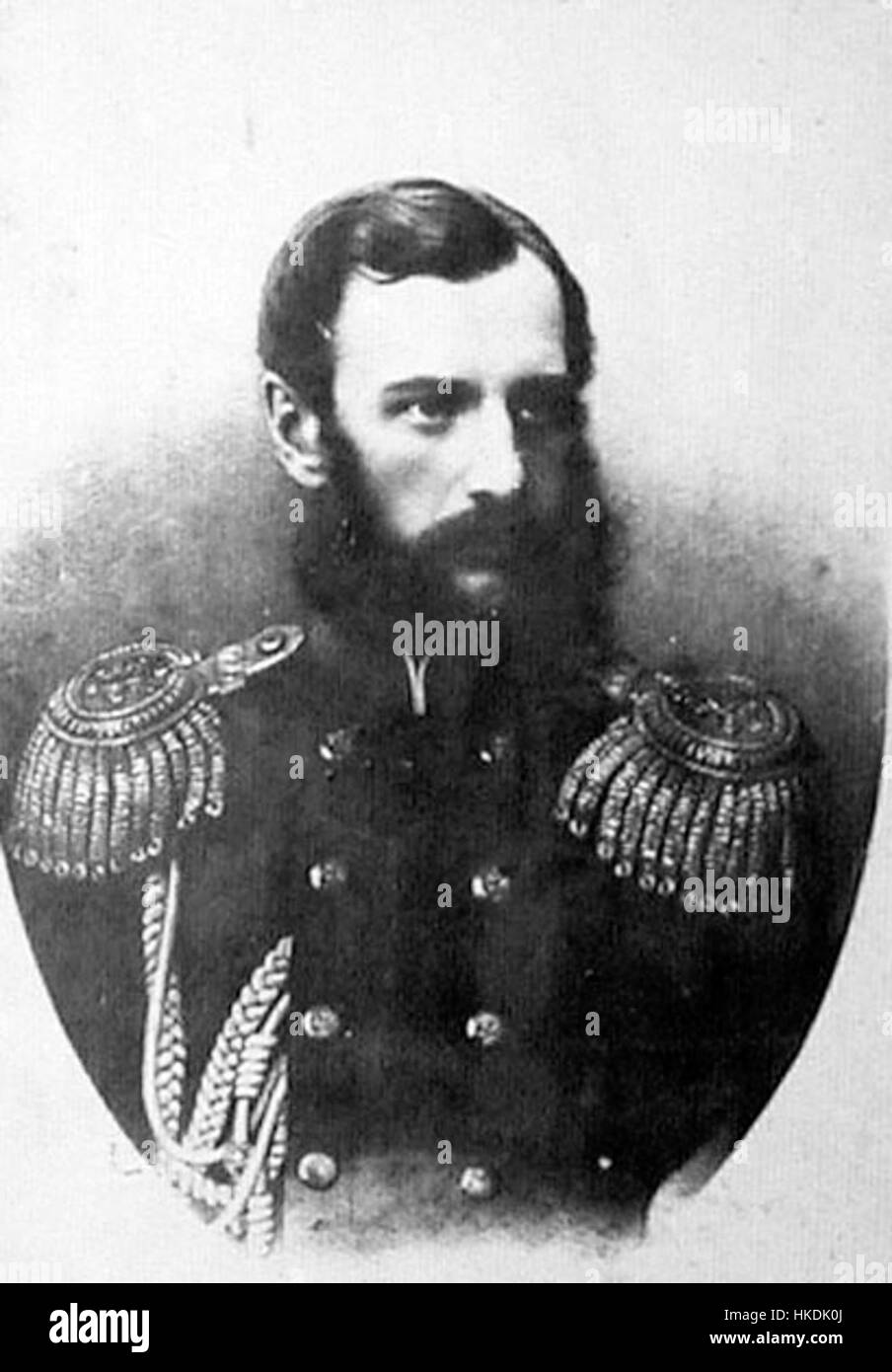 Das Kunstwerk von Orlov Davydov zeigt russische Kunst aus dem 19. Jahrhundert mit Themen, die sich auf die russische Geschichte und Kultur konzentrieren. Seine Werke zeichnen sich durch Liebe zum Detail und historische Genauigkeit aus. Stockfoto