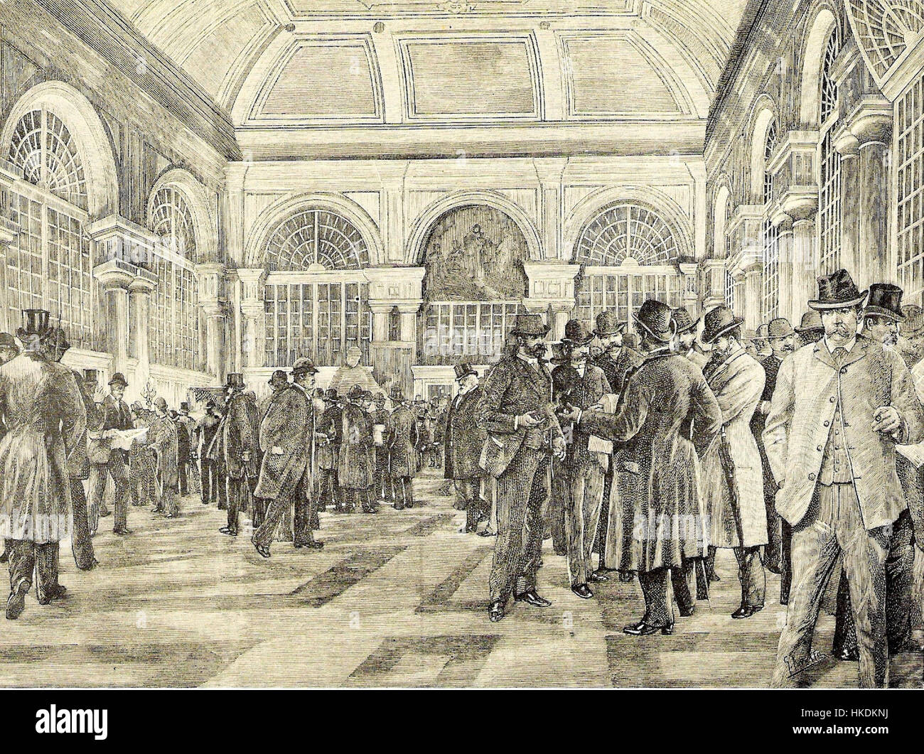 Die „Loggia dei Mercanti“ in Genua, die im 19. Jahrhundert gemalt wurde, spiegelt die architektonische Schönheit und historische Bedeutung des Kaufmannsviertels in der Stadt wider. Dieses Kunstwerk zeigt das neoklassizistische Design der Loggia, ein Symbol der reichen Handelsgeschichte Genuas. Stockfoto