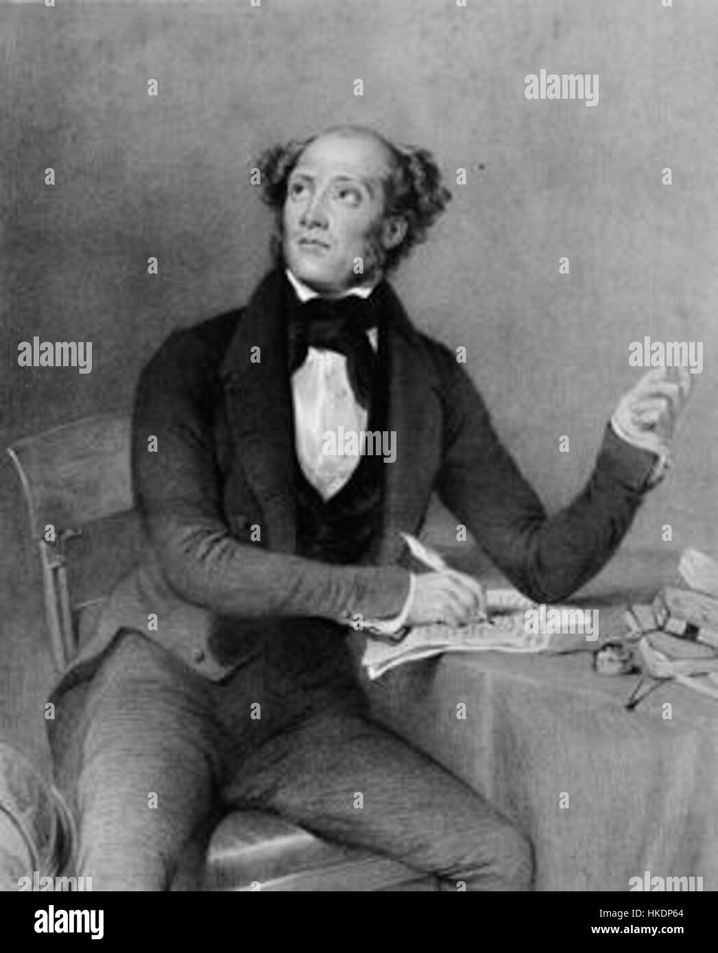 Oliver Byrnes Porträt aus der Mitte des 19. Jahrhunderts, das um 1850 entstanden ist, zeigt das Bild und den Charakter des Motivs und zeigt die Fähigkeit des Künstlers, detaillierte Ausdrücke zu erfassen. Stockfoto