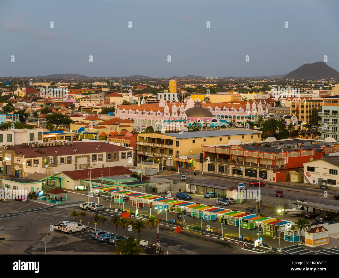 Oranjestad, Aruba, kleine Antillen Stockfoto