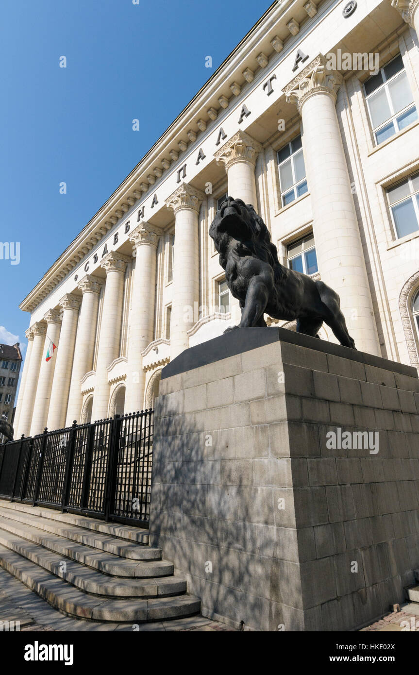 Der Justizpalast, Sofia, Bulgarien. Stockfoto