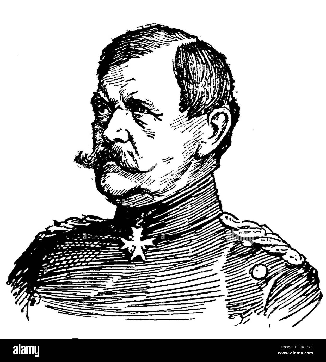 Eugen Anton Theophil von podbielski Stockfoto