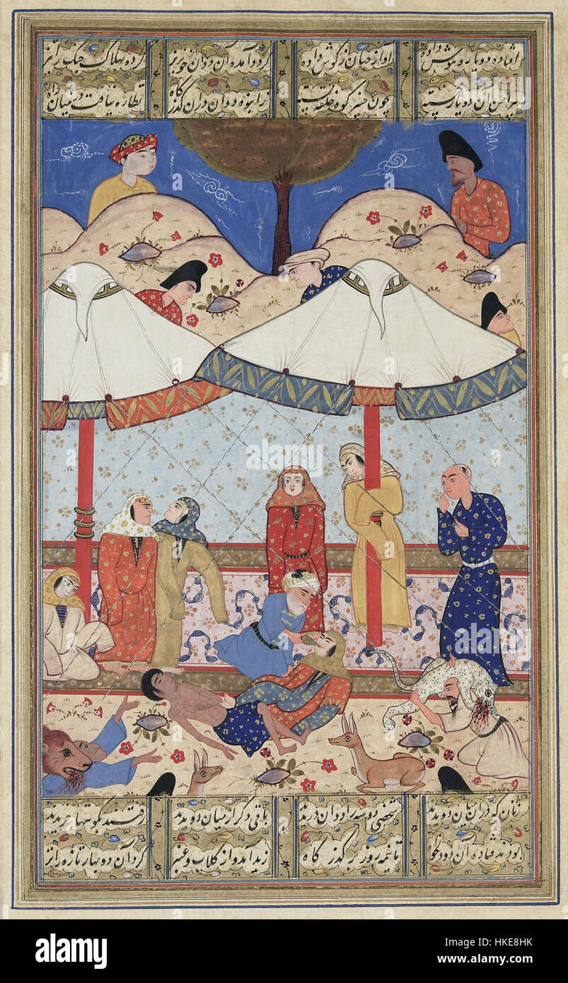 Layla und Majnun2 ohne Farbprofil Stockfoto