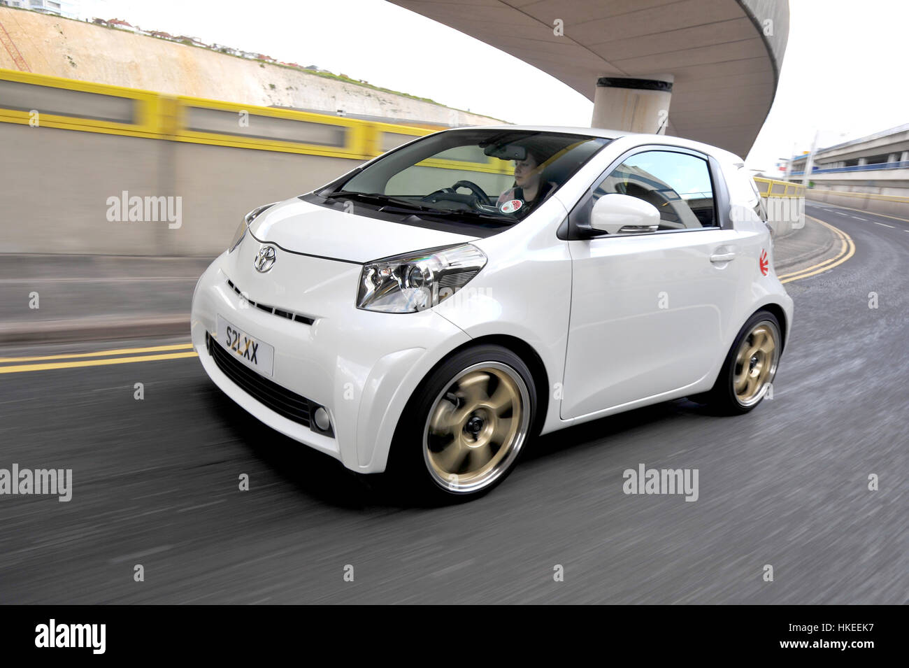 Modifizierte Toyota IQ Sub kompakten Stadtauto Stockfoto